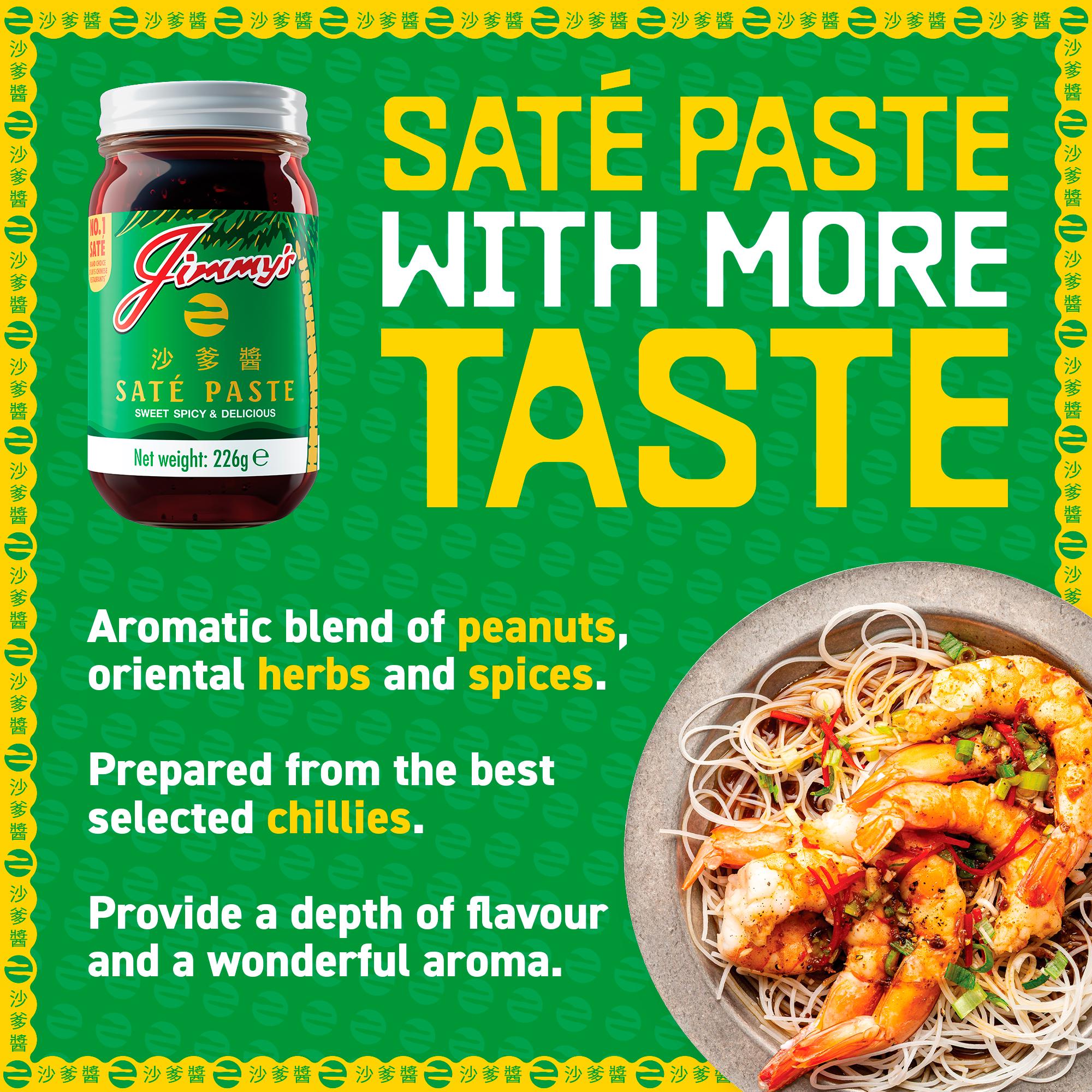 Jimmy's 226g Satay Sate Peanut Paste and Marinade thumbnail 2