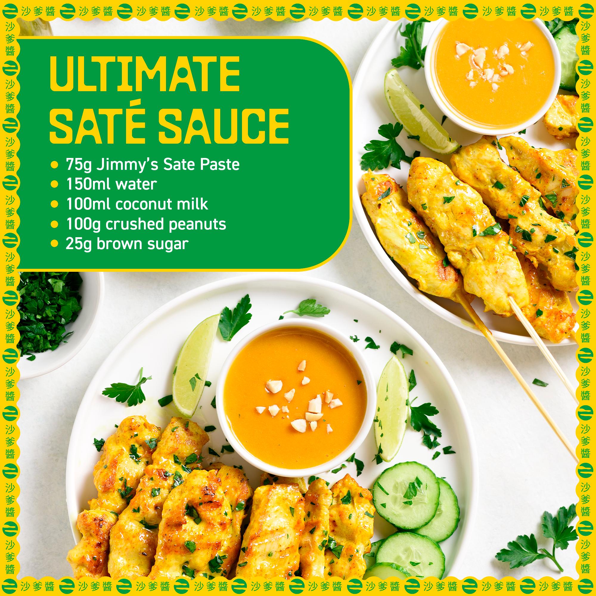 Jimmy's 226g Satay Sate Peanut Paste and Marinade thumbnail 5