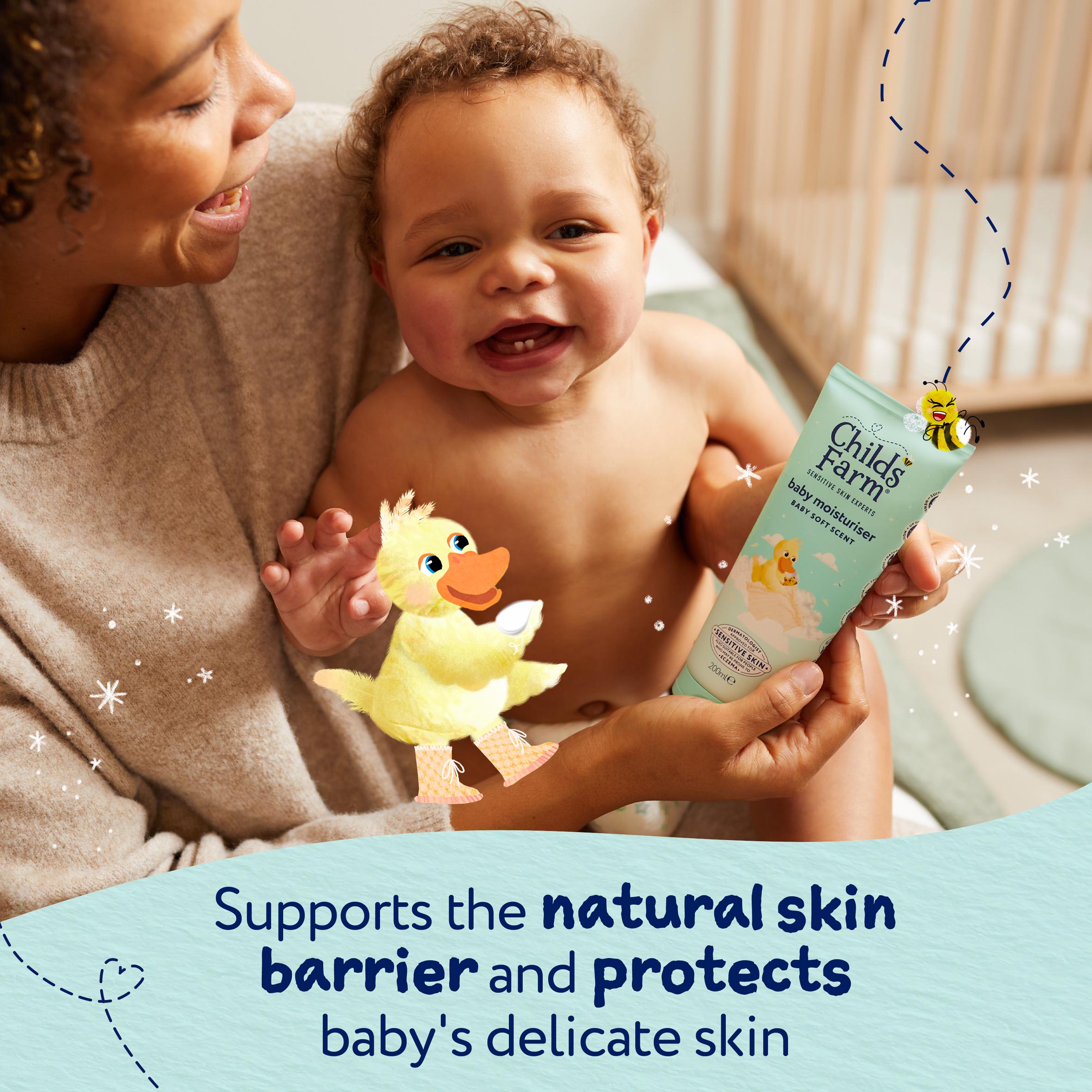 Childs Farm Baby Moisturiser Baby Soft Scent for Newborns & Sensitive Skin 200ml thumbnail 3