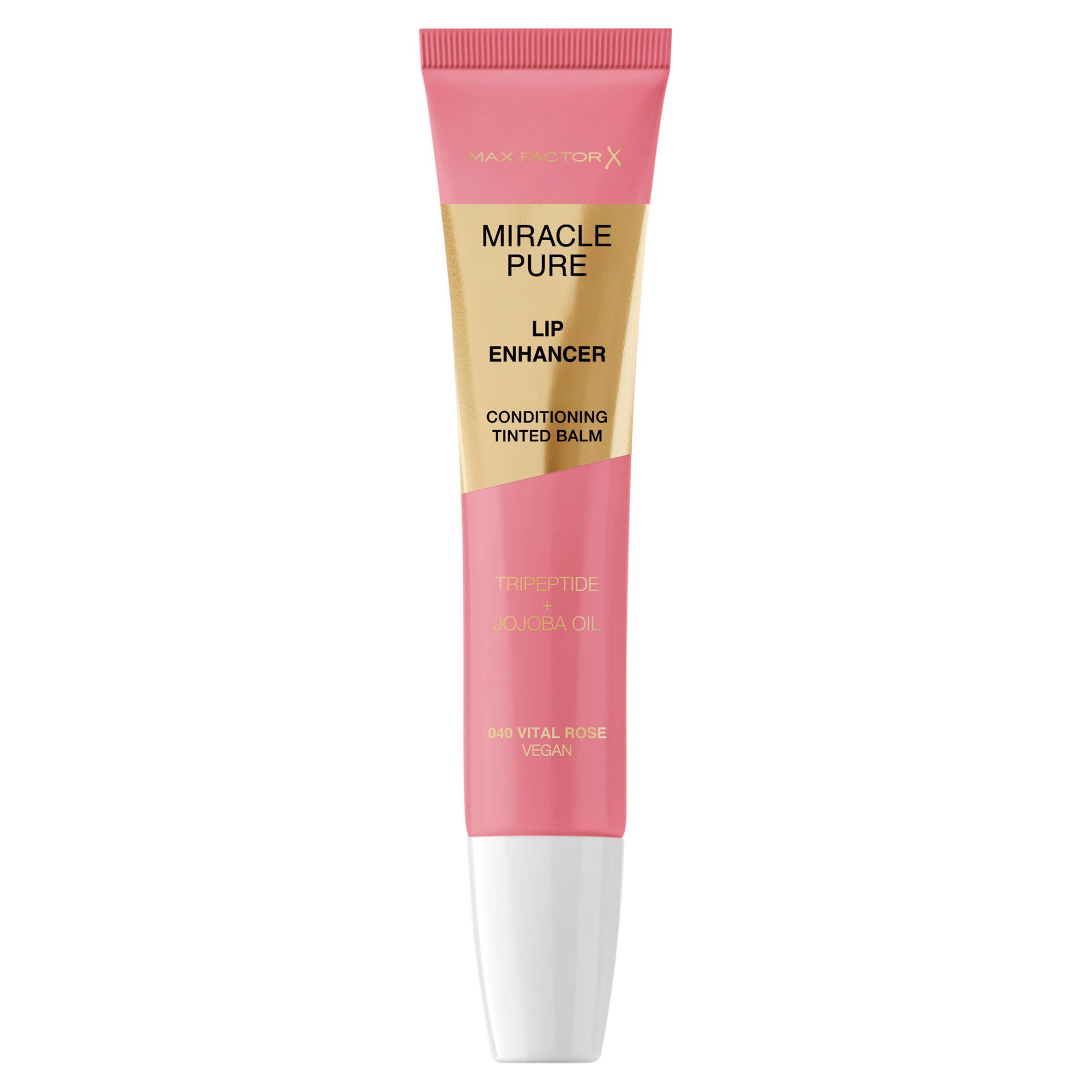 Max Factor Miracle Pure Lip Enhancer Hydrating Lip Balm 040 Vital Rose
