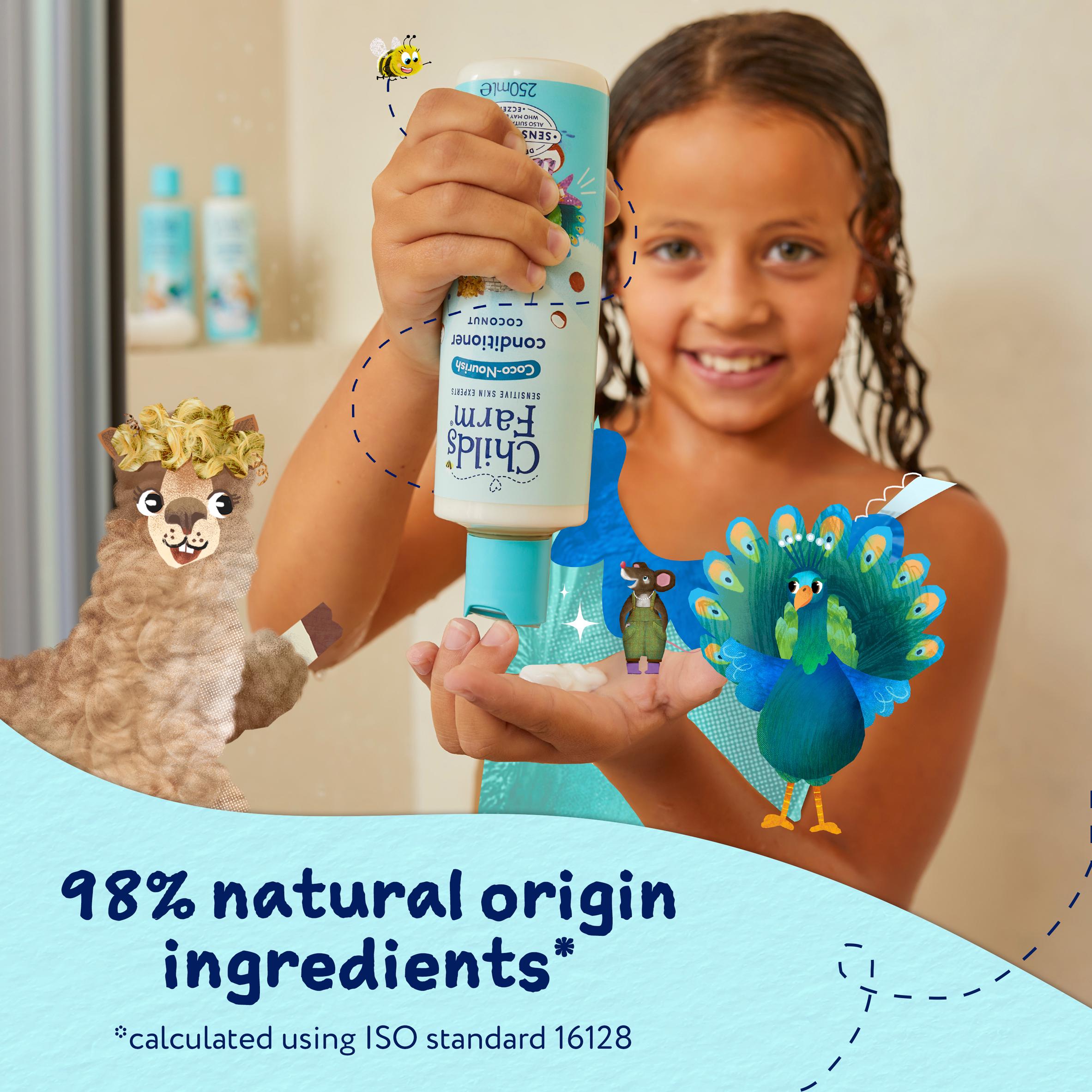 Childs Farm Coco Nourish Coconut Conditioner Dry Curly Hair Kids Tear Free Formula 250ml thumbnail 5