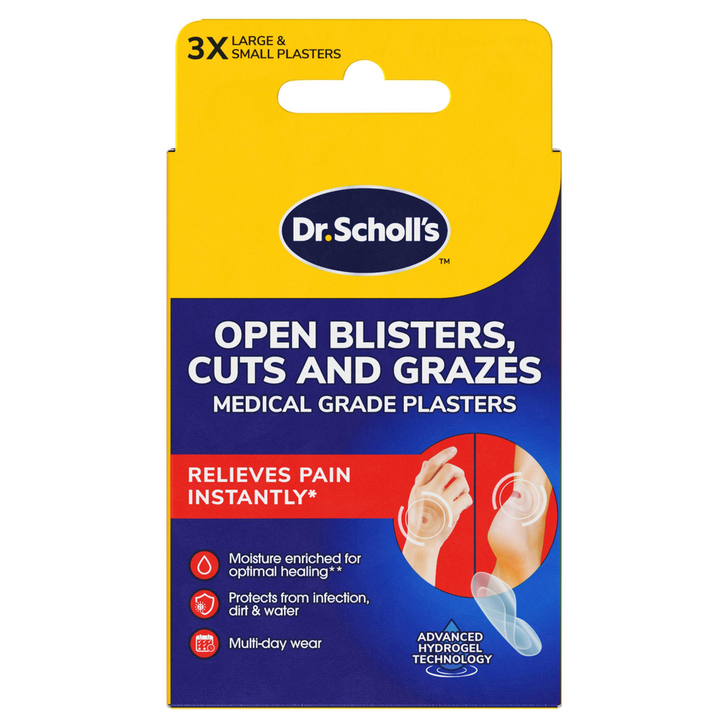 Dr. Scholl's Open Blisters Cuts & Grazes Medical Grade Plasters