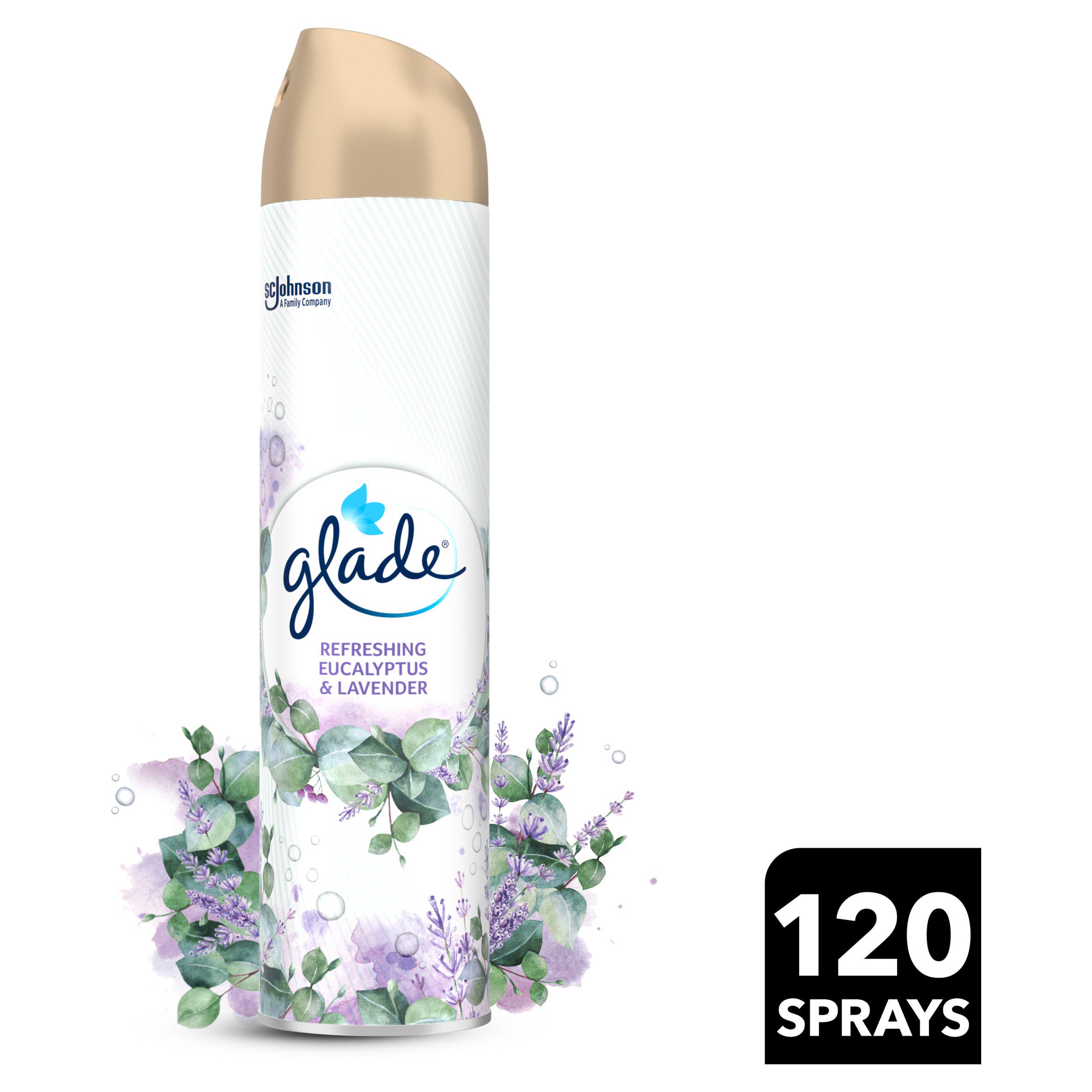 Glade Aerosol Air Freshener Eucalyptus & Lavender 300ml