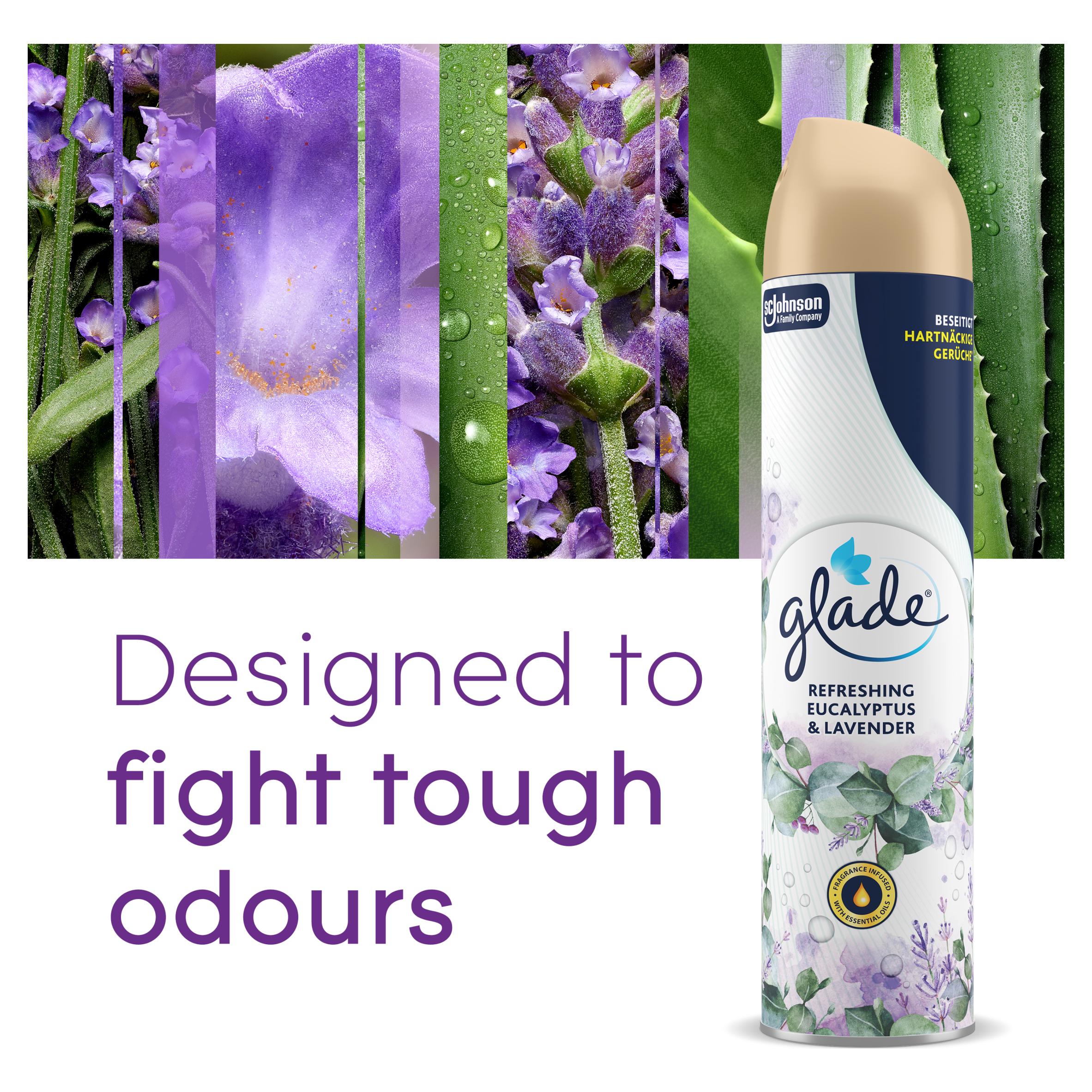 Glade Aerosol Air Freshener Eucalyptus & Lavender 300ml thumbnail 4