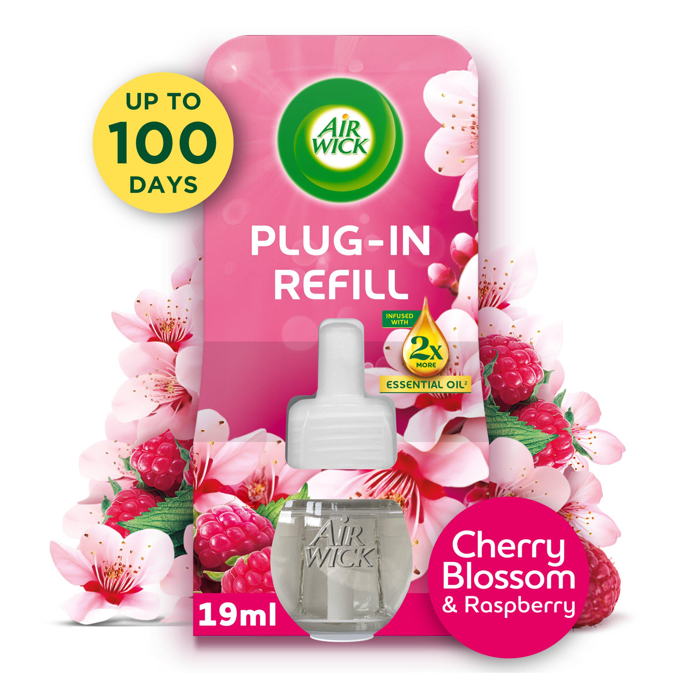 Air Wick Cherry Blossom & Raspberry Plug In Refill 19ml
