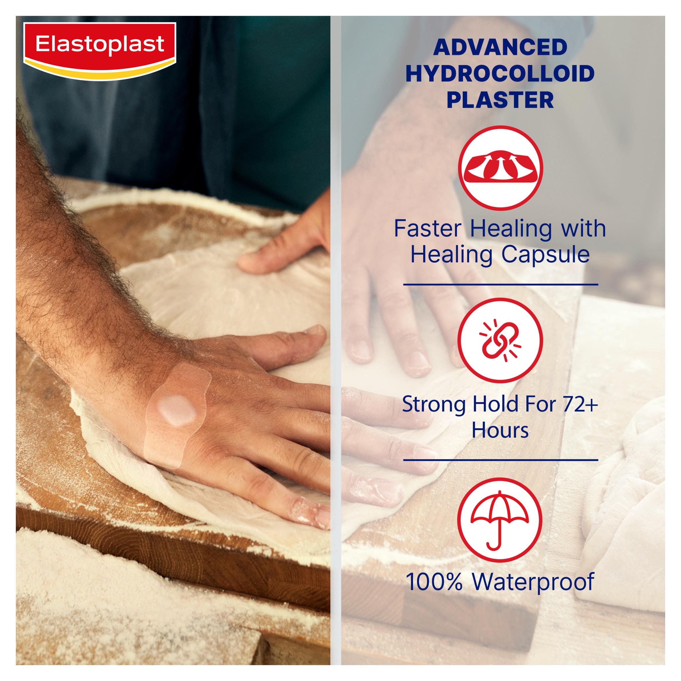 Elastoplast Second Skin Protection Faster Healing Plasters Pack x6 thumbnail 2