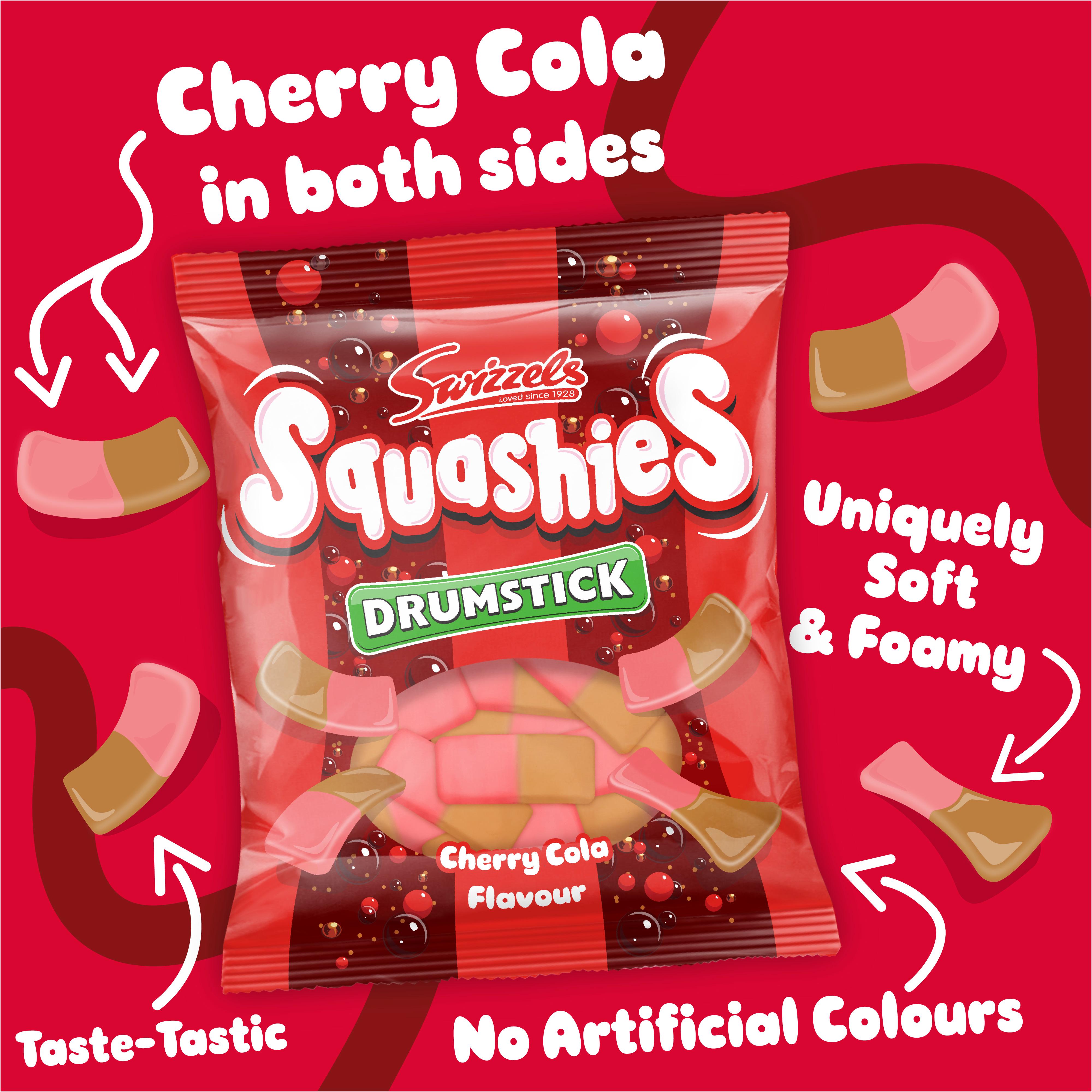 Swizzels Squashies Cherry Cola Flavour 140g thumbnail 2