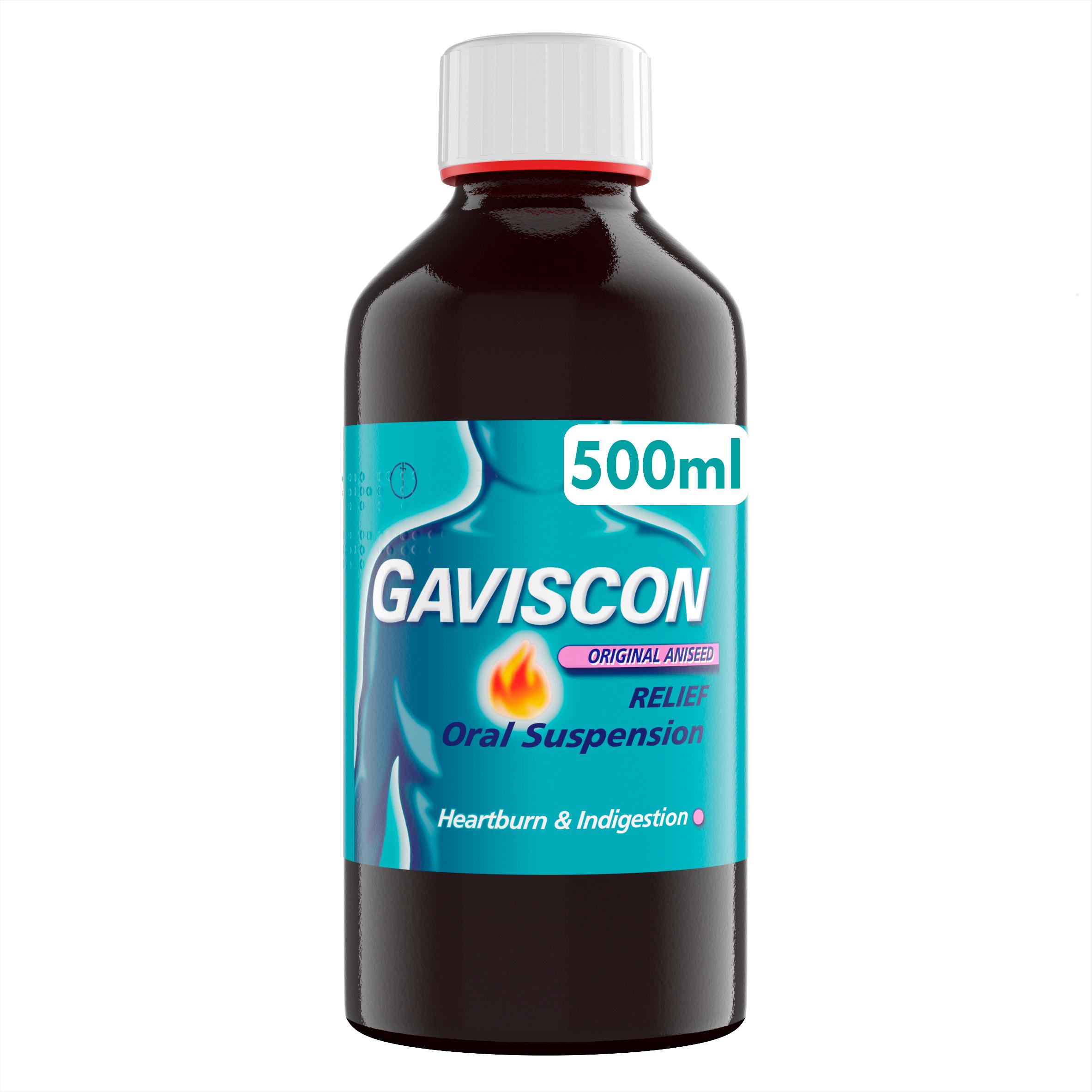 Gaviscon Heartburn & Indigestion Liquid Aniseed 500ml thumbnail 5