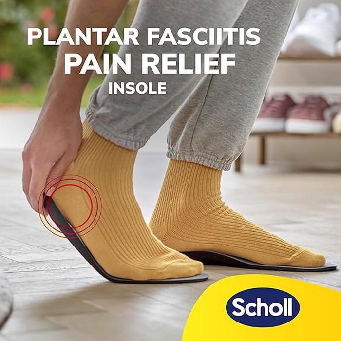Scholl Balance Orthotics S M L Size 4, 5-6, 5 Plantar Fasciitis Pain Relief Insole thumbnail 3