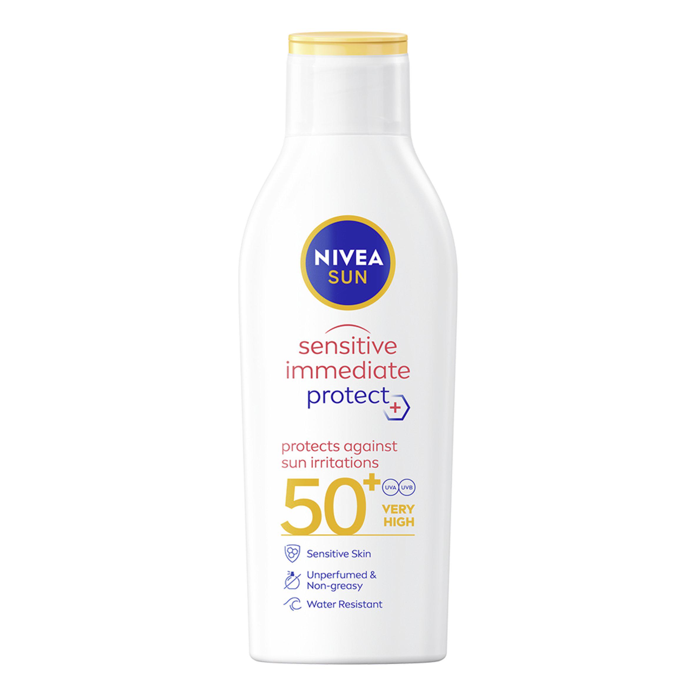NIVEA Sun Sensitive Allergy Protect SPF50+ Sun Lotion 200ml