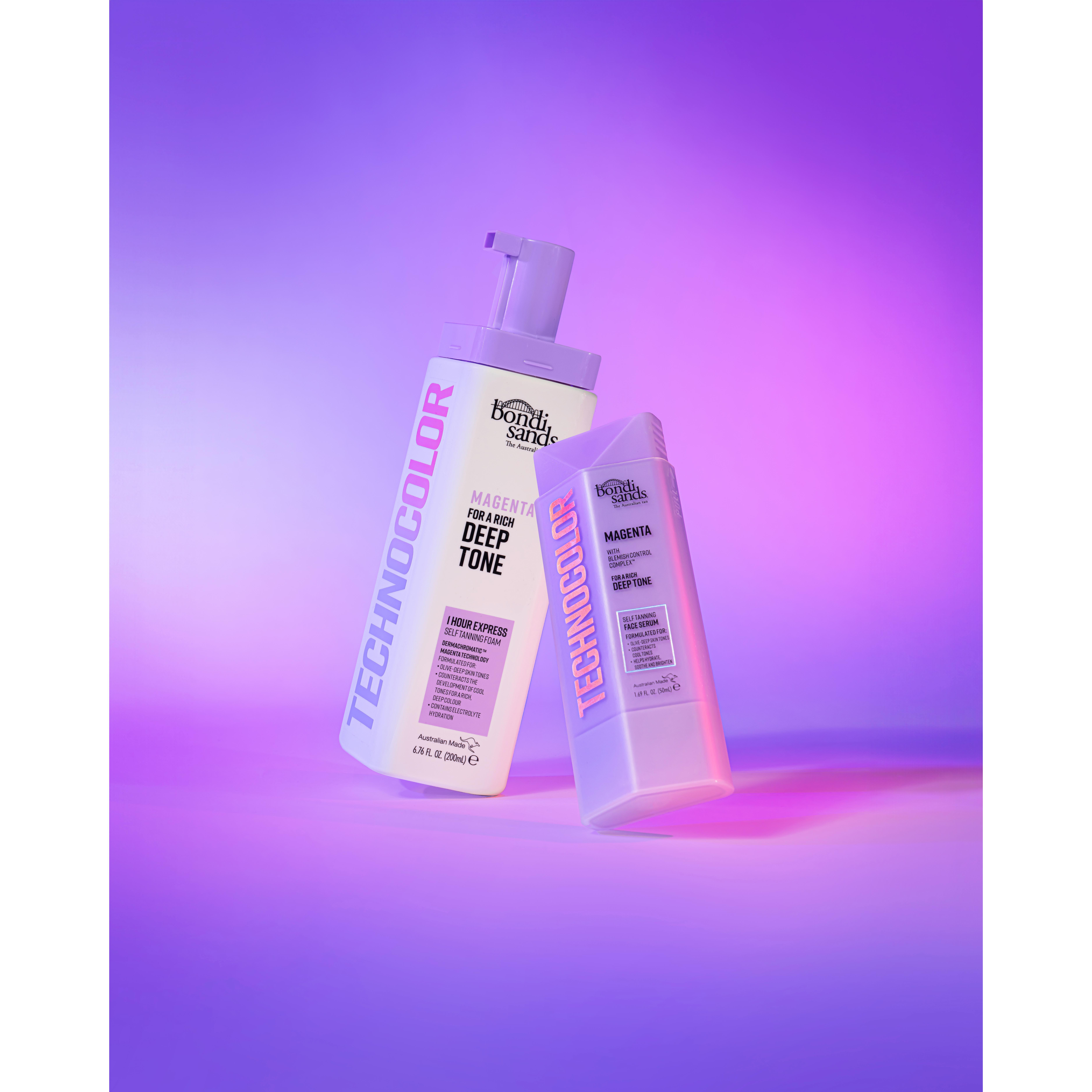 Bondi Sands Technocolor Magenta Self Tanning Face Serum 50ml thumbnail 5