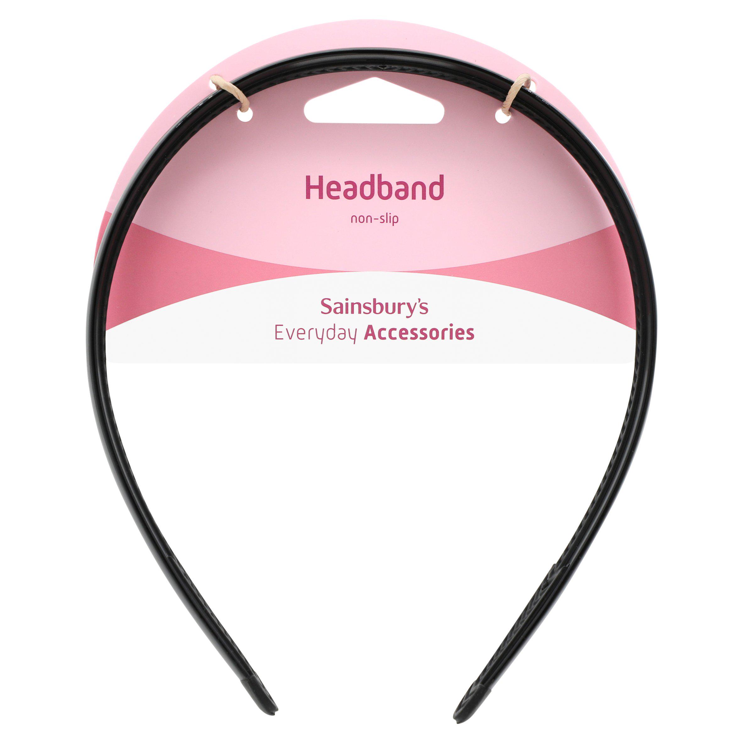 Sainsbury's Headband Non Slip Black