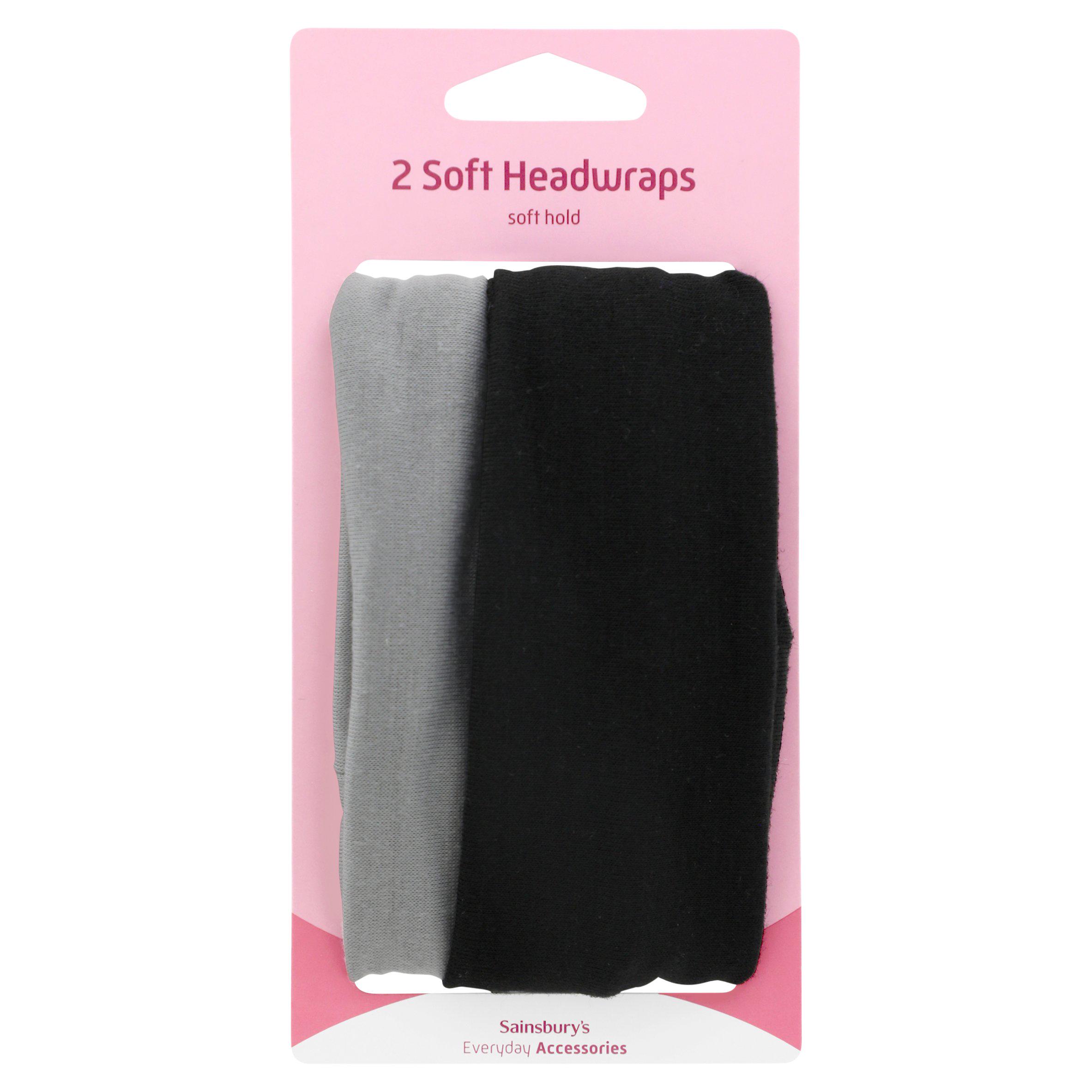 Sainsbury's Soft Headwrap x2