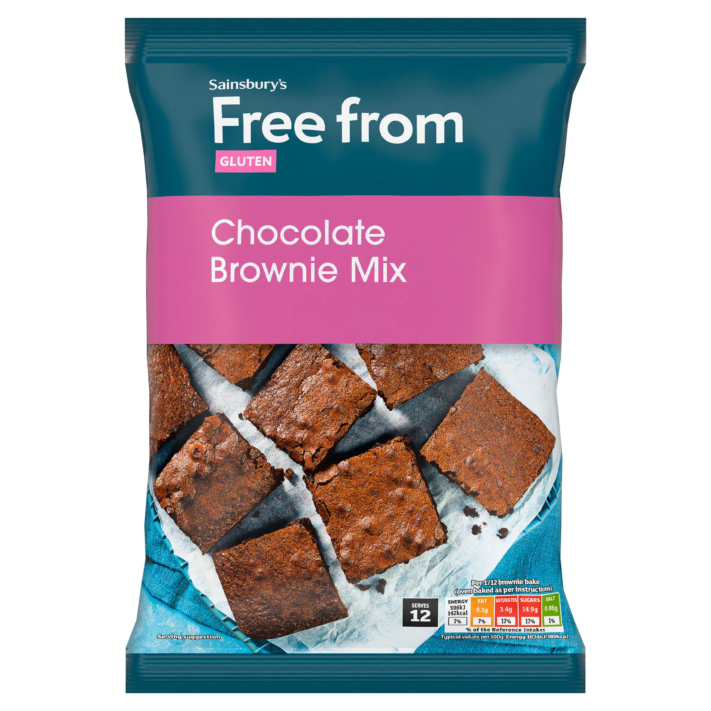 Sainsbury's 284g Freefrom Brownie Mix