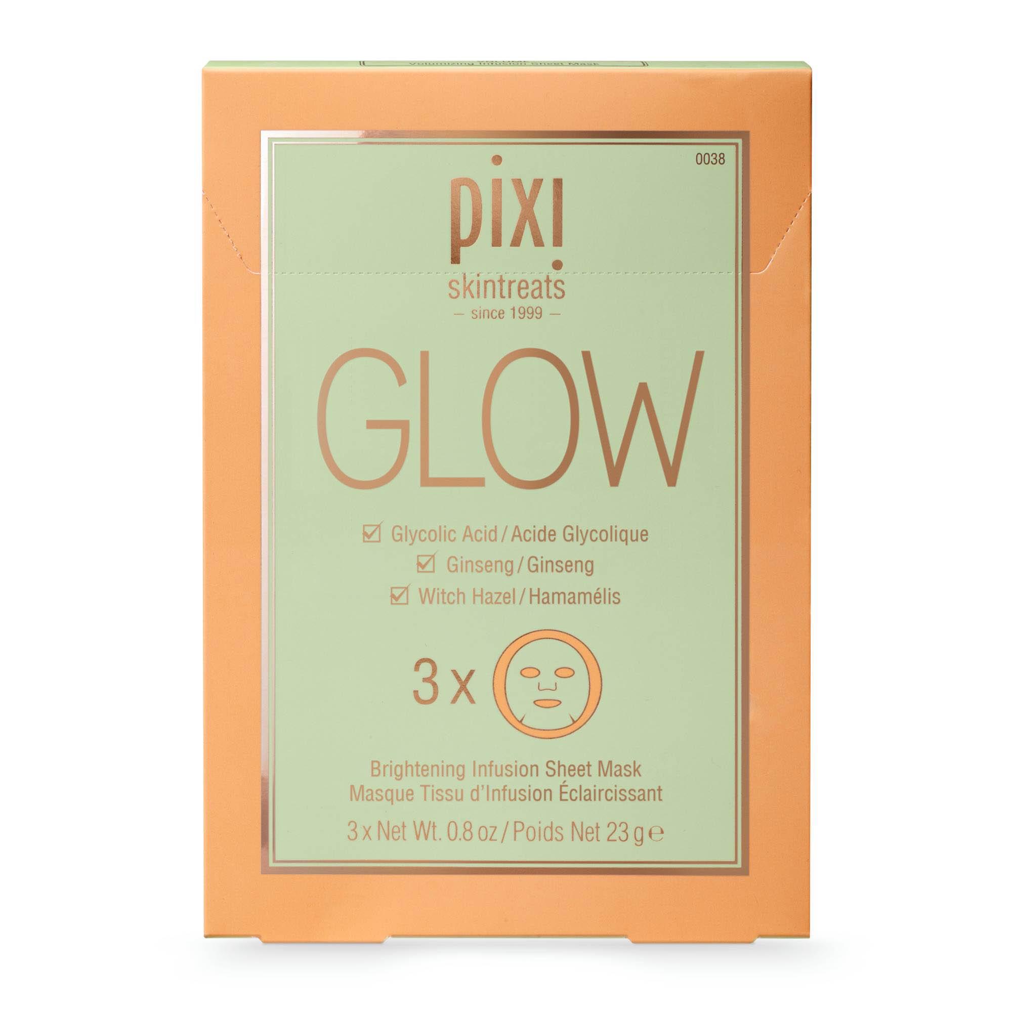 Pixi Glow Brightening Infusion Face Mask Sheet x3