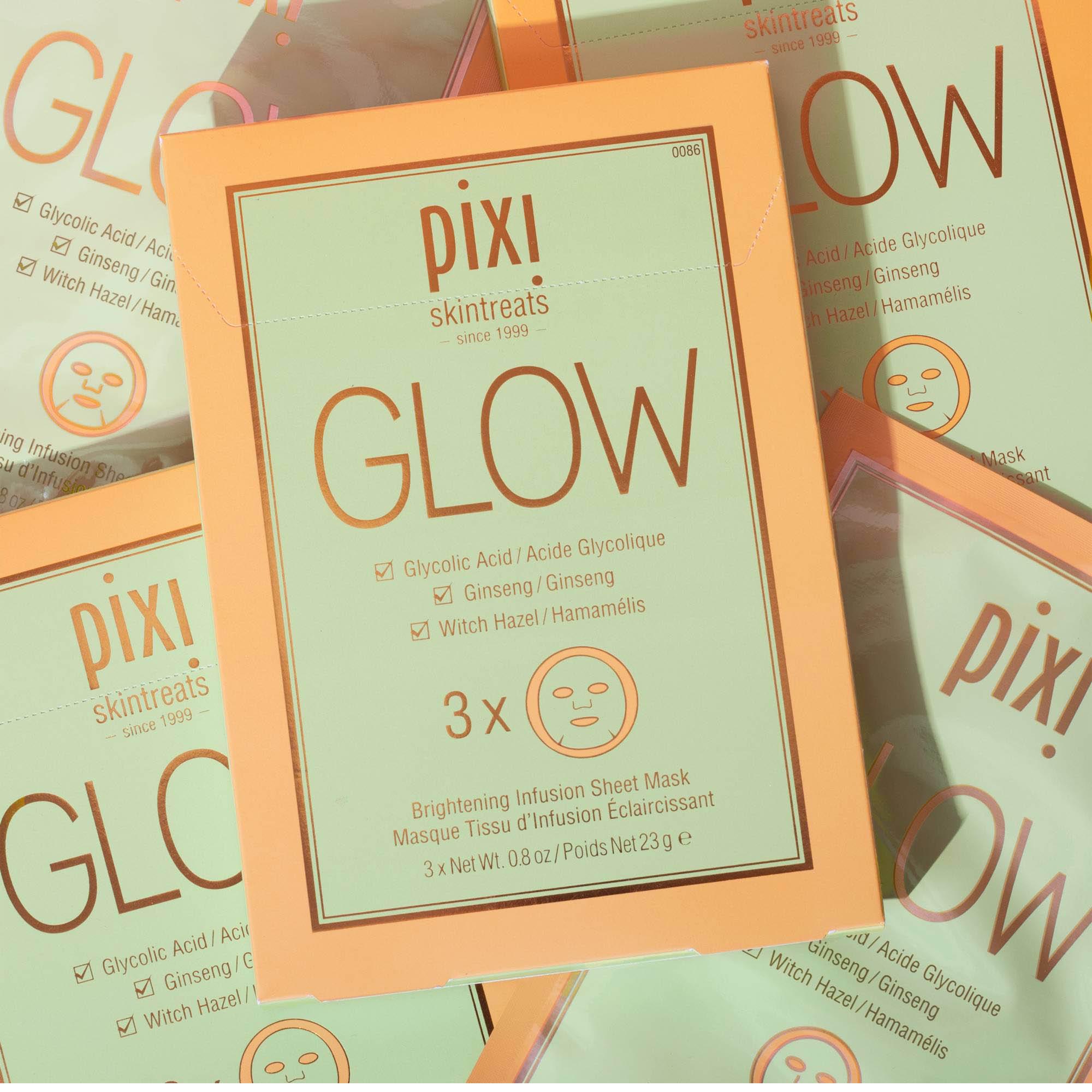 Pixi Glow Brightening Infusion Face Mask Sheet x3 thumbnail 3
