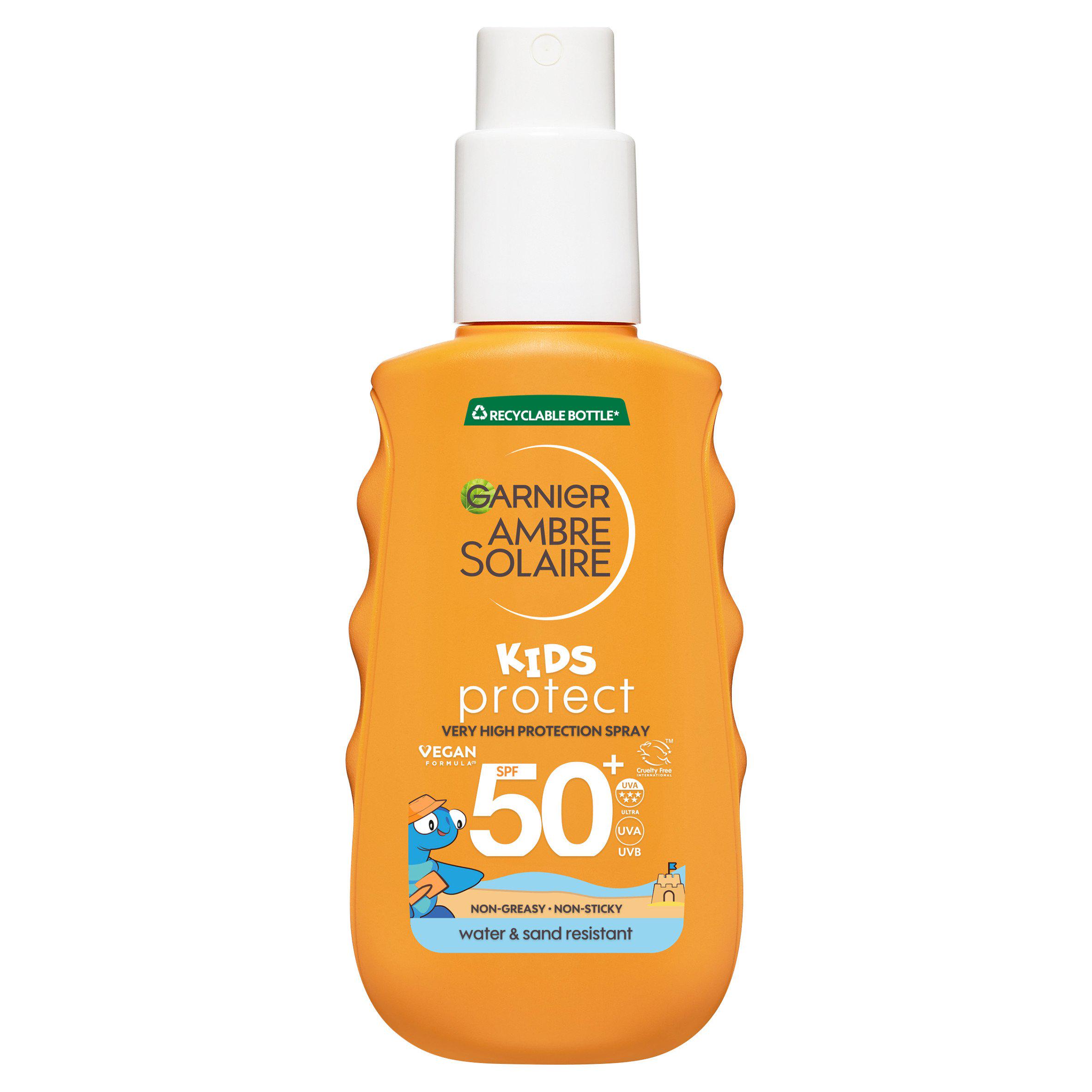 Garnier Ambre Solaire Kids 150ml SPF 50+ Sun Cream Spray