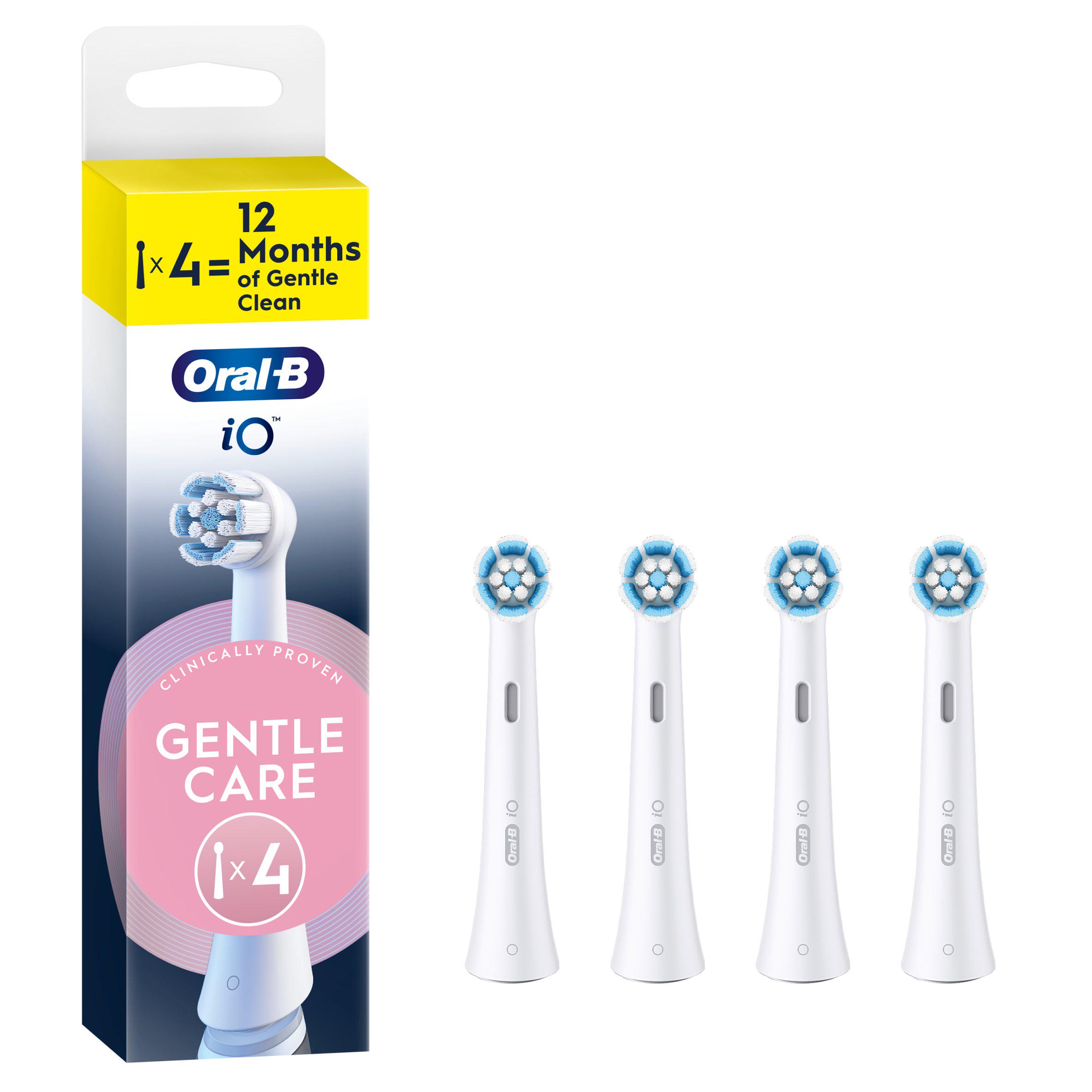 Oral-B iO Gentle Care Brush Heads Counts x4