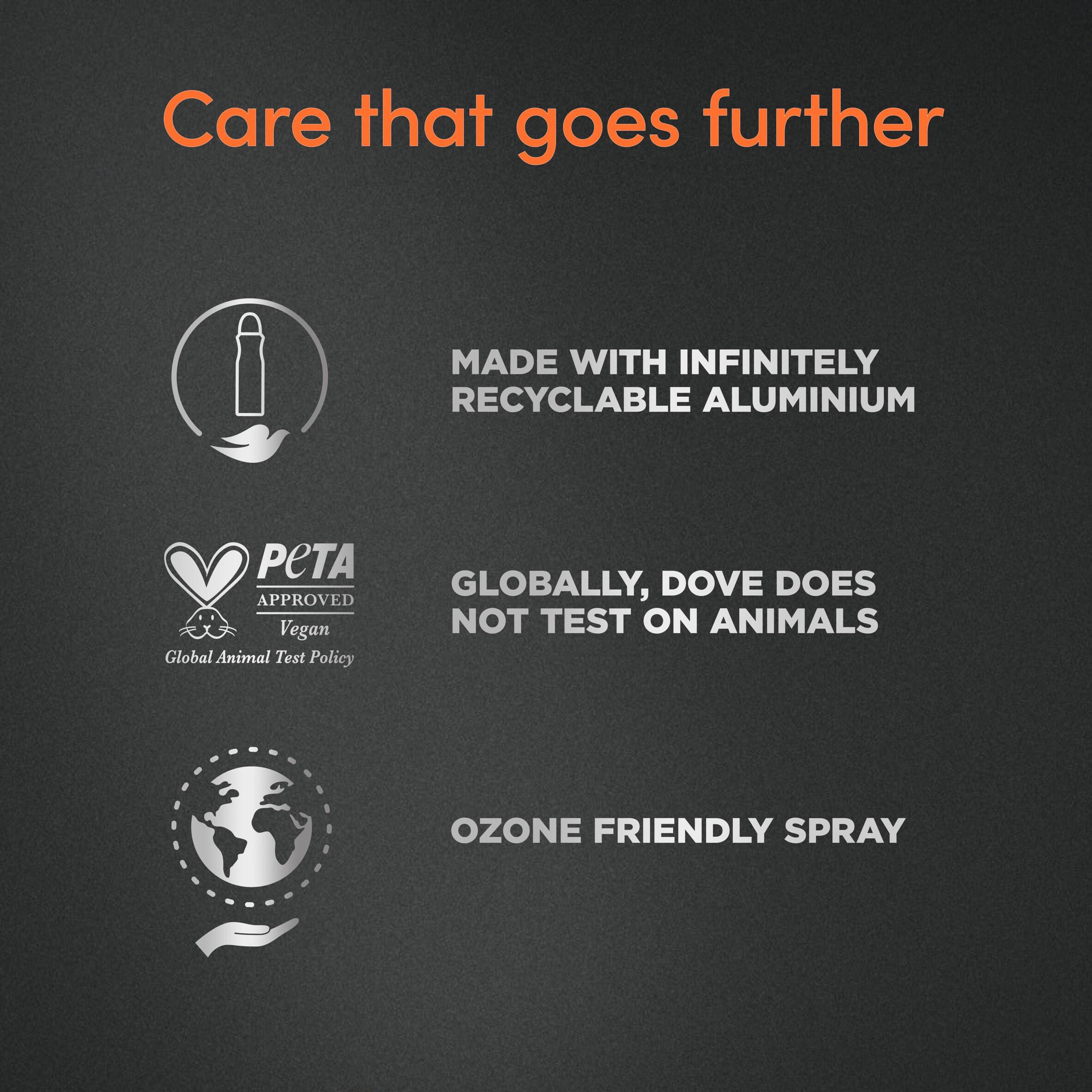 Dove Men+Care Advanced Antiperspirant Aerosol Sandalwood + Vanilla 200ml thumbnail 2