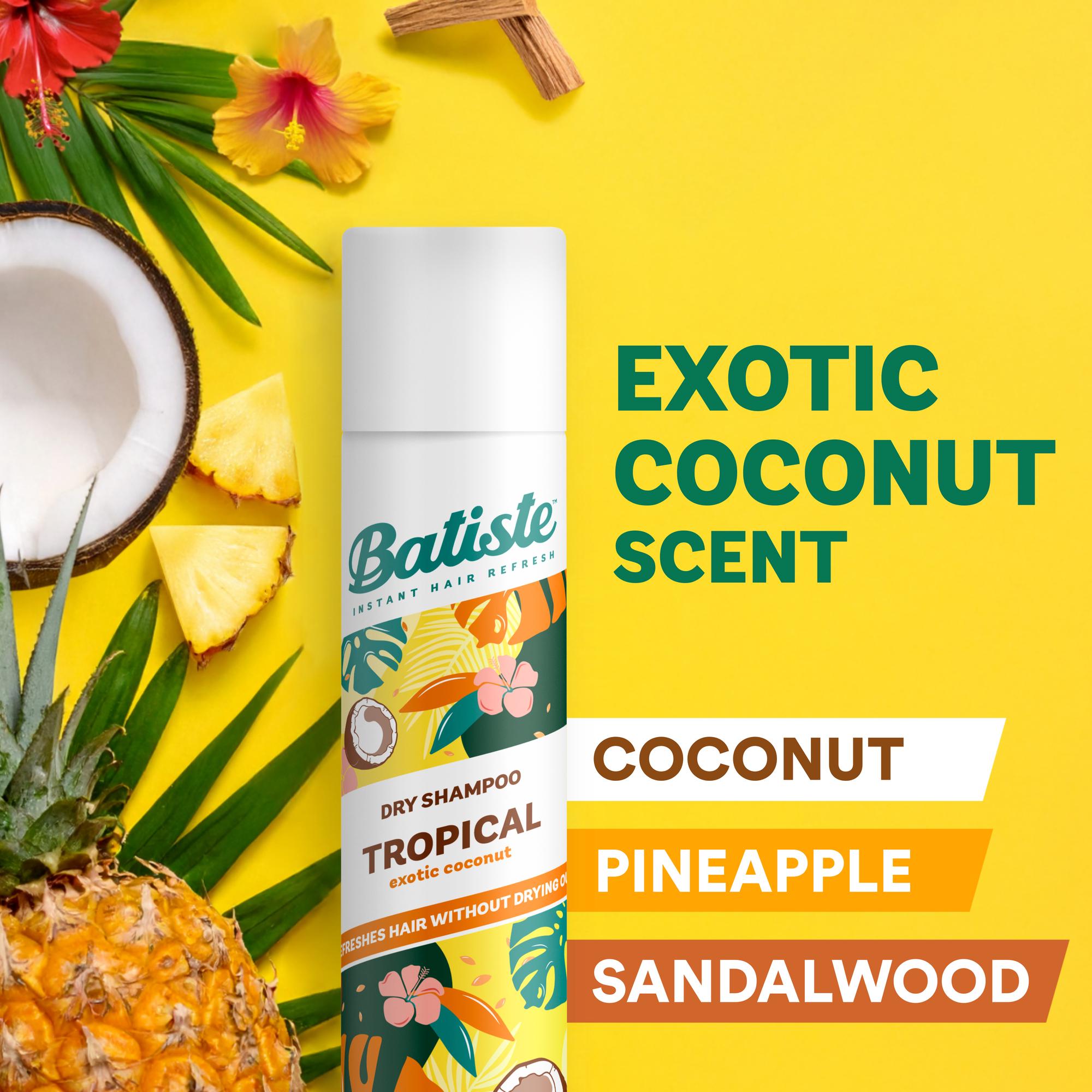 Batiste Dry Shampoo Tropical Exotic Coconut 350ml thumbnail 5