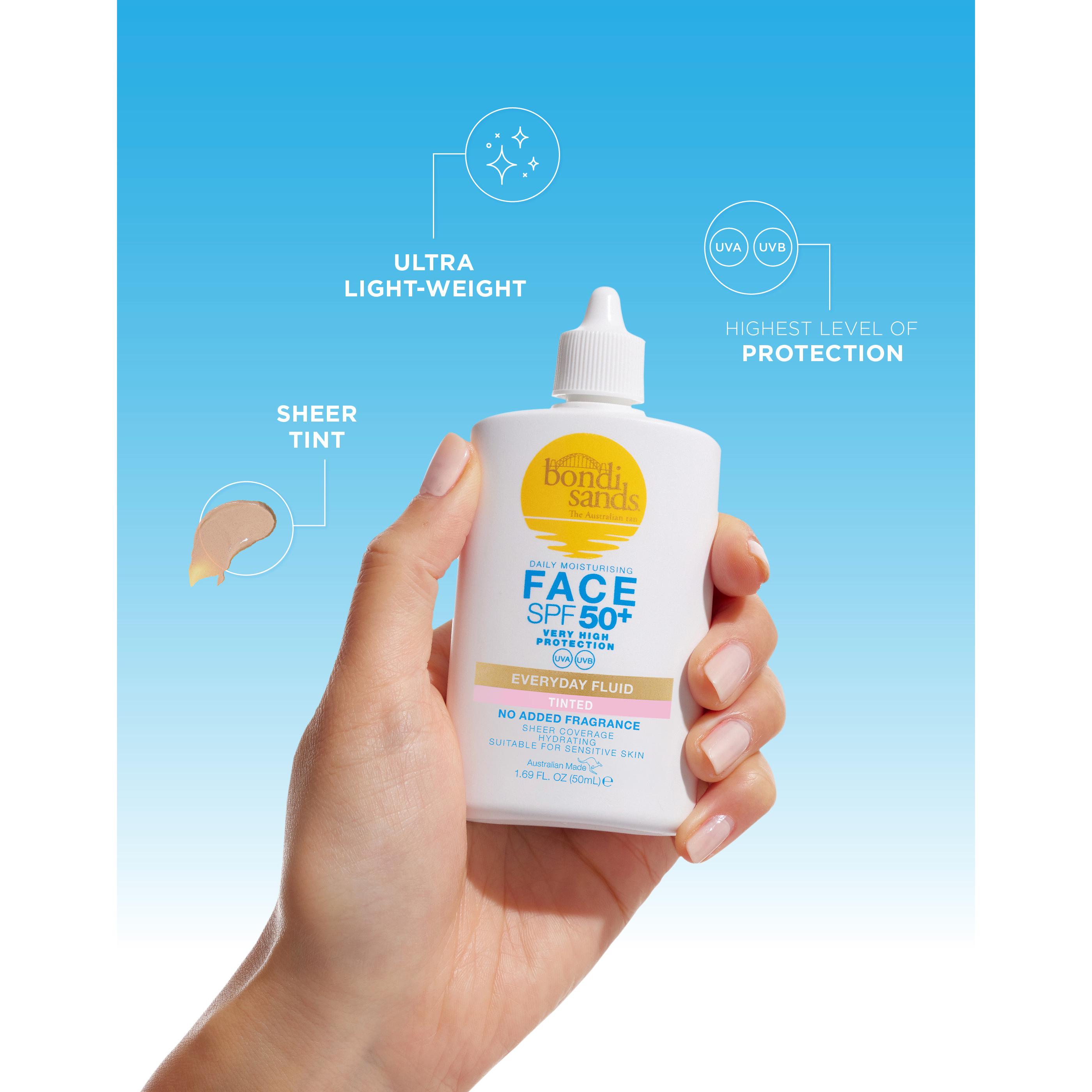Bondi Sands Face SPF 50+ Tinted Sunscreen Fluid 50ml thumbnail 3