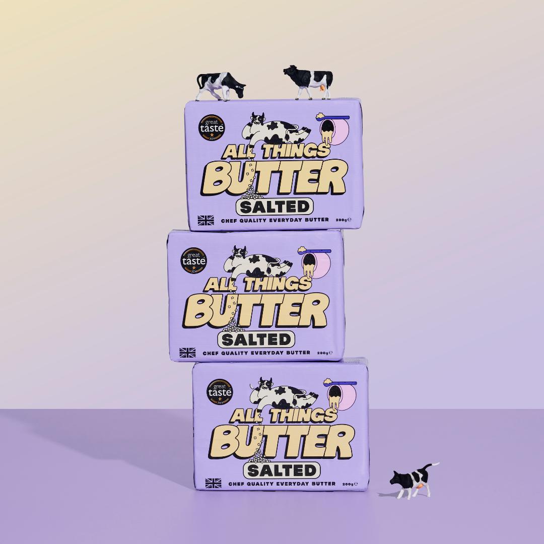 All Things Butter Organic Salted British Butter 200g thumbnail 4