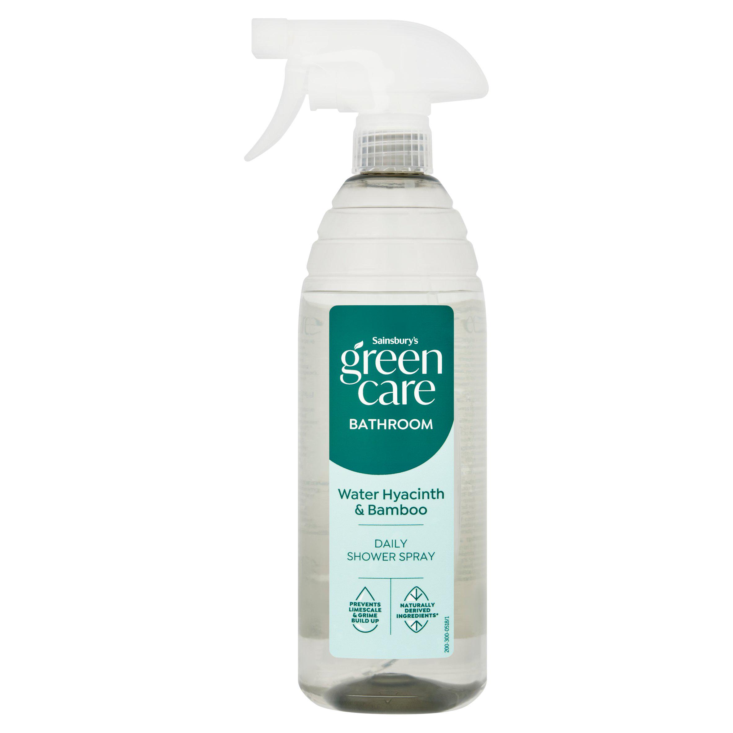 Sainsbury's Green Care Bathroom Water Hyacinth & Bamboo Daily Shower Spray 750ml