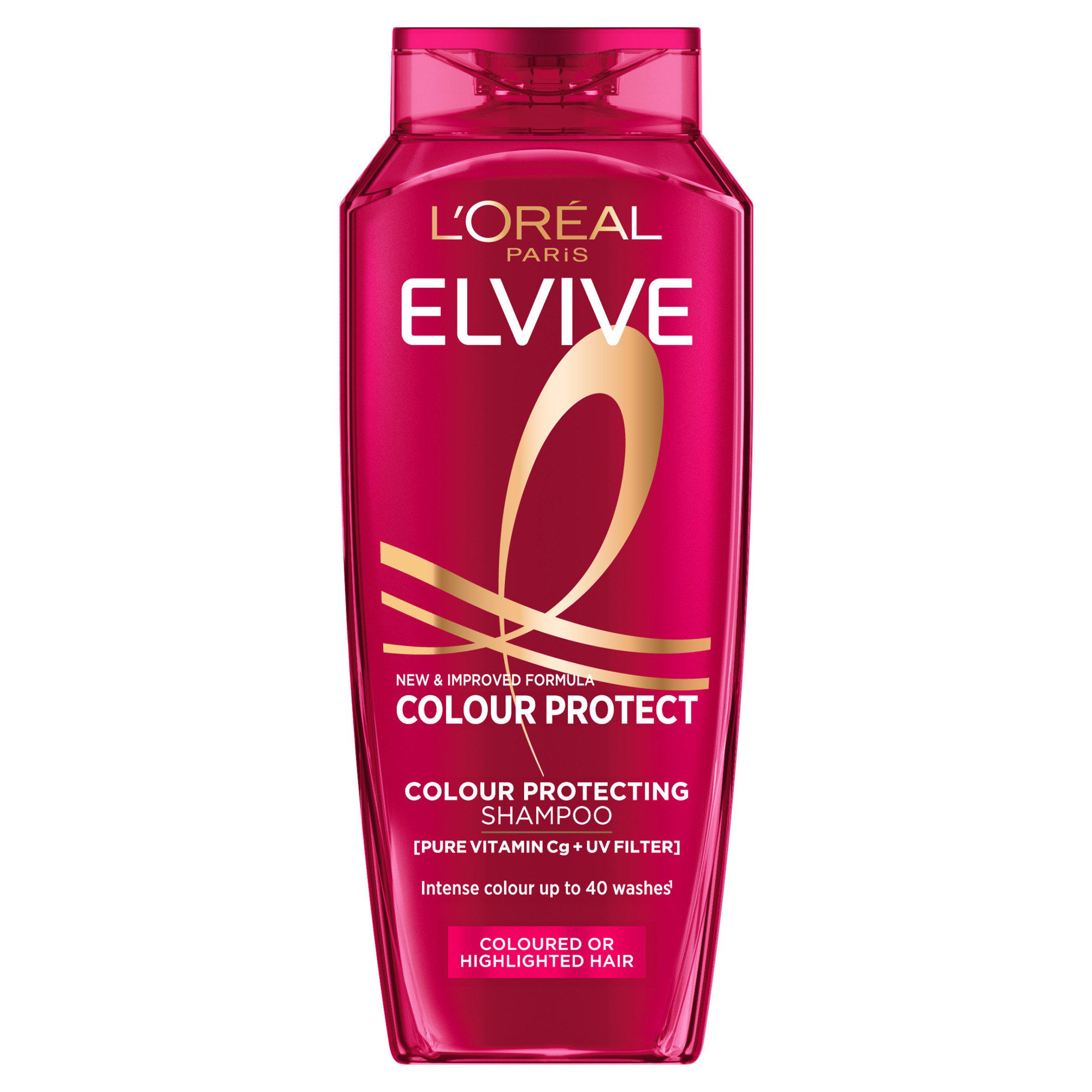 L'Oreal Paris Elvive Colour Protect Shampoo, for Coloured & Highlighted Hair, 400ml