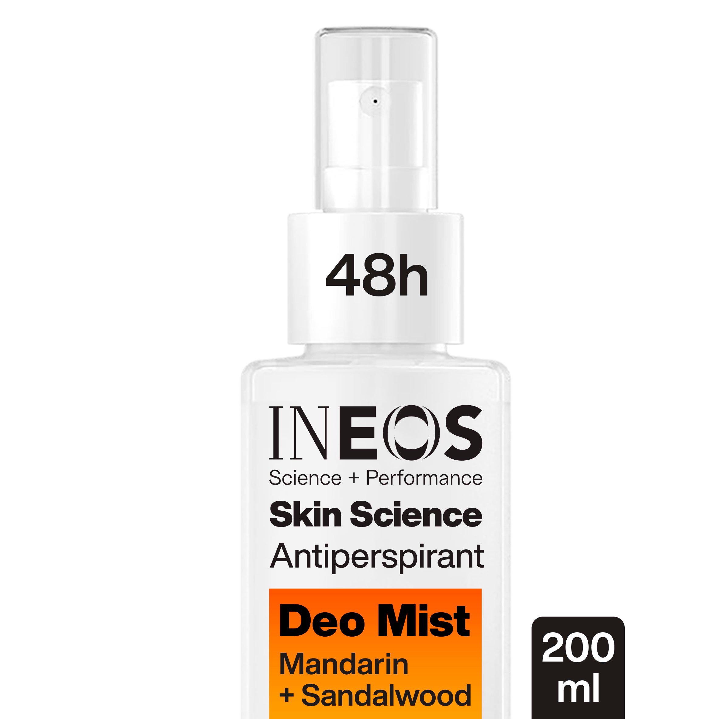 INEOS Skin Science Mandarin & Sandalwood Antiperspirant Deodorant Mist