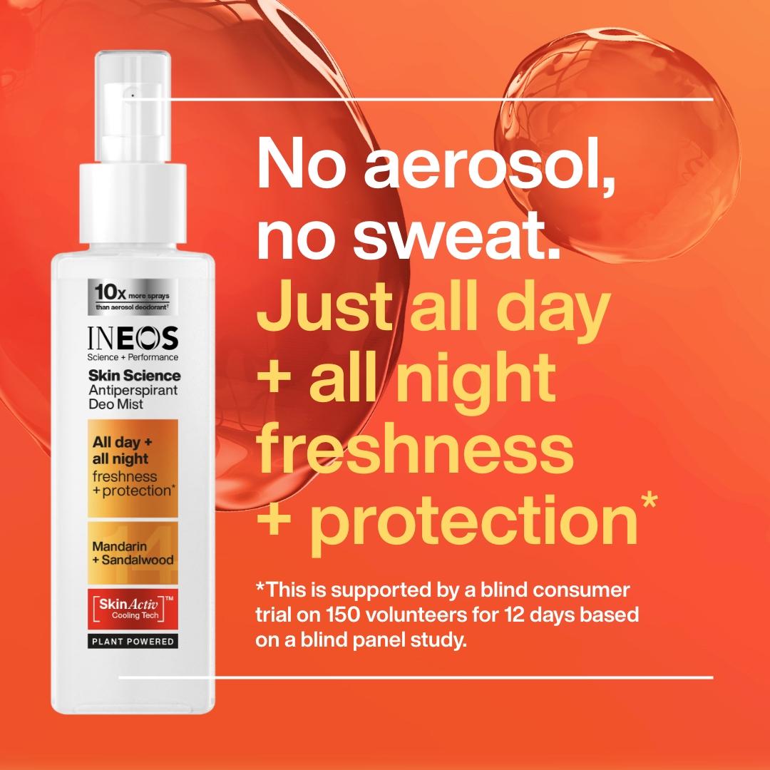 Ineos Mandrain + Sandalwood Skin Science Antiperspirant Deo Mist 200ml thumbnail 4