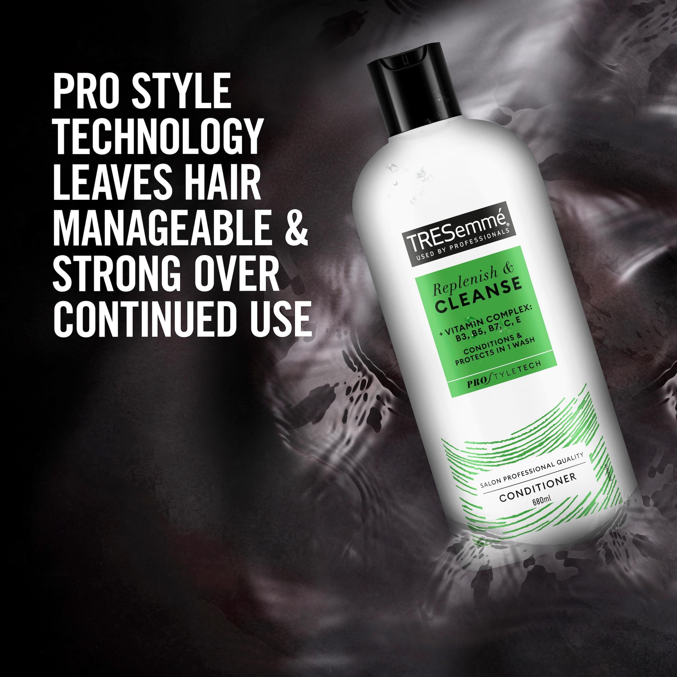 TRESemmé Replenish & Cleanse Conditioner Hydrates Softens & Revives Greasy Hair 680ml thumbnail 2