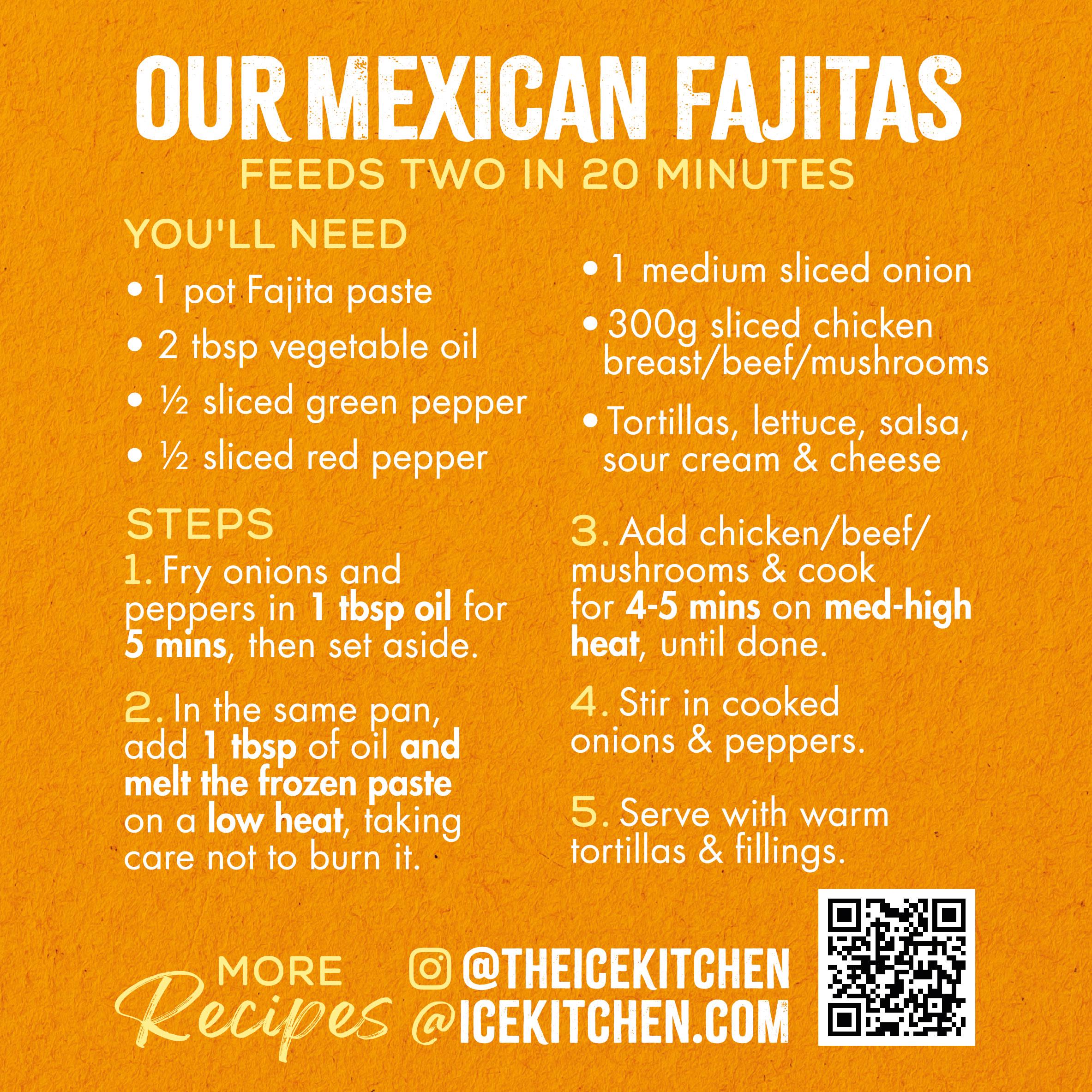 Ice Kitchen Mexican Fajita Paste 2 x 80g thumbnail 3