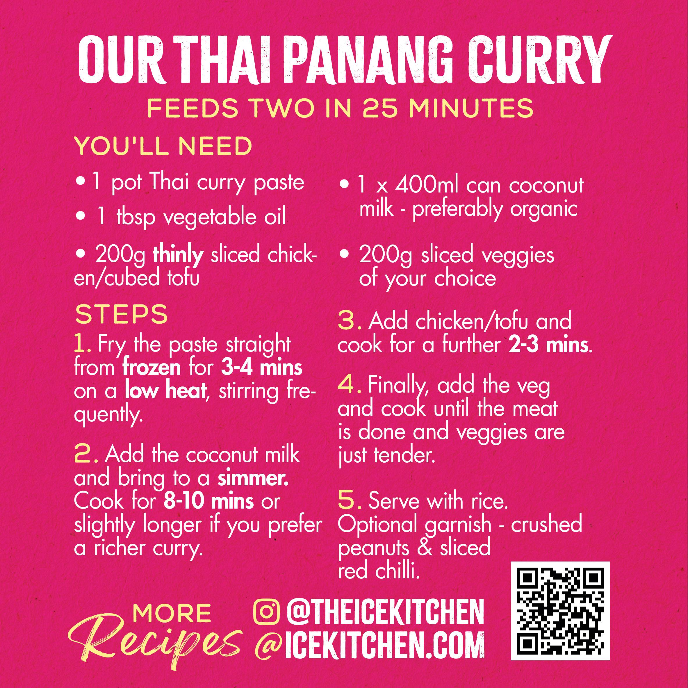 Ice Kitchen Thai Panang Curry Paste 2 x 77g thumbnail 3