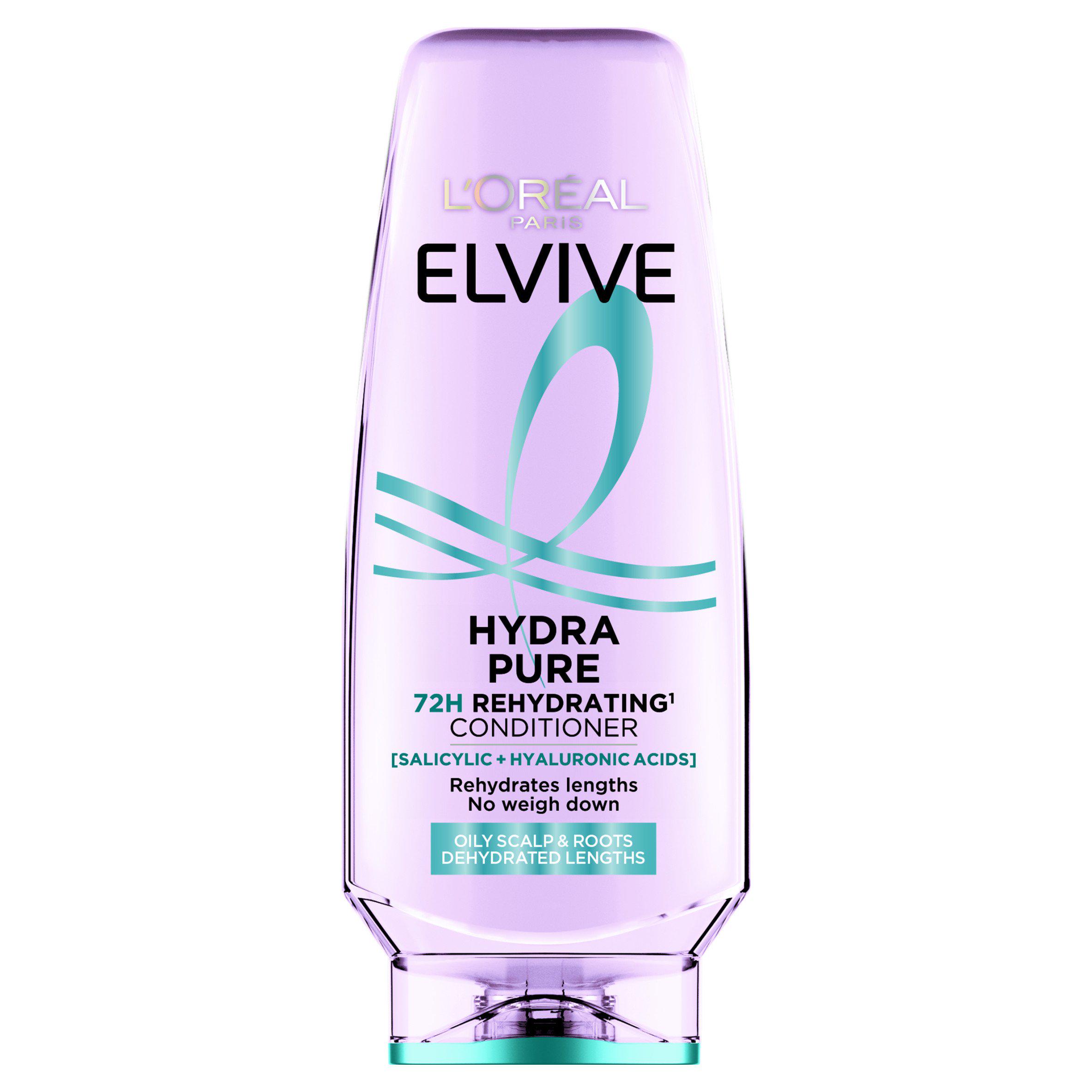 L'Oreal Paris Elvive Hydra Pure 72H Rehydrating Conditioner, 300ml
