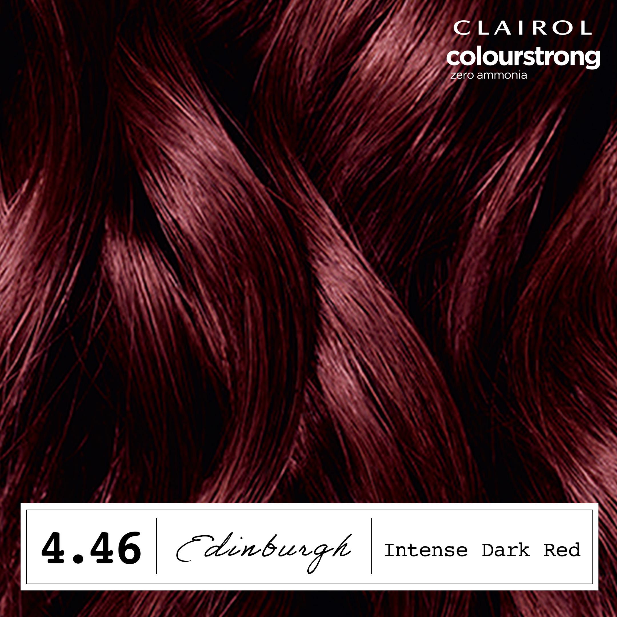 Clairol Colour Strong Intense Dark Red 4.46 Permanent Hair Dye thumbnail 4
