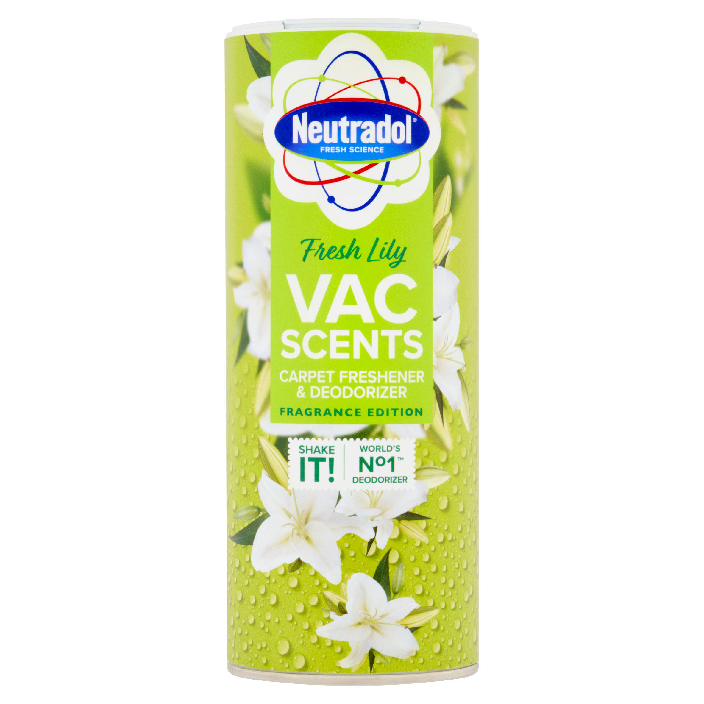 Neutradol Fresh Lily VAC Scents Carpet Freshener & Deodorizer 350g