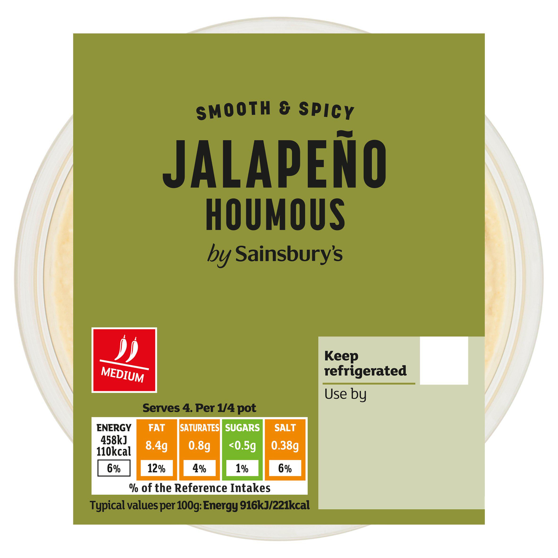 Sainsbury's Jalapeno Houmous 200g