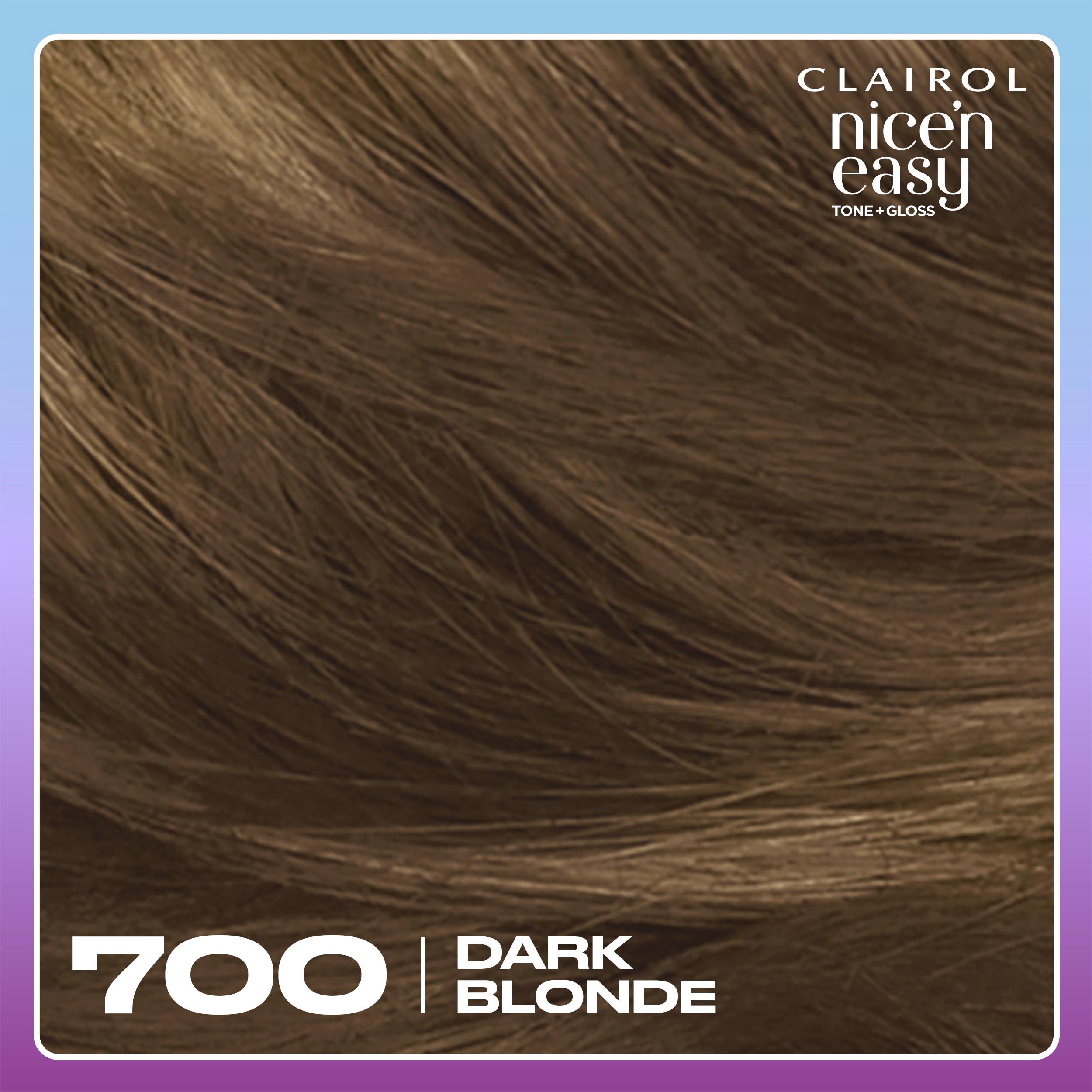 Clairol Nice'N Easy Tone+Gloss Dark Blonde 700/91 Semi Permanent Hair Dye thumbnail 4