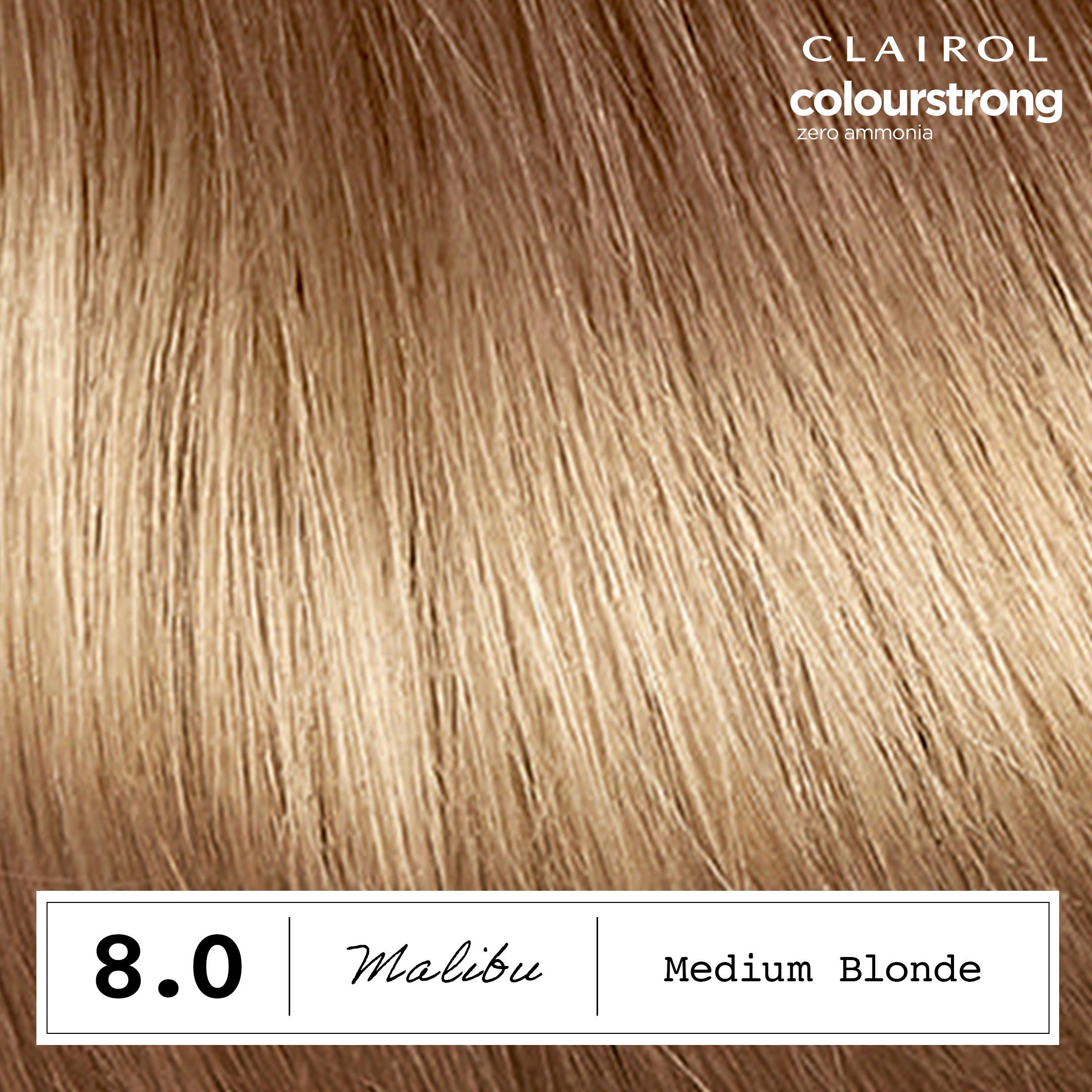 Clairol Colour Strong Medium Blonde 8.0 Permanent Hair Dye thumbnail 4