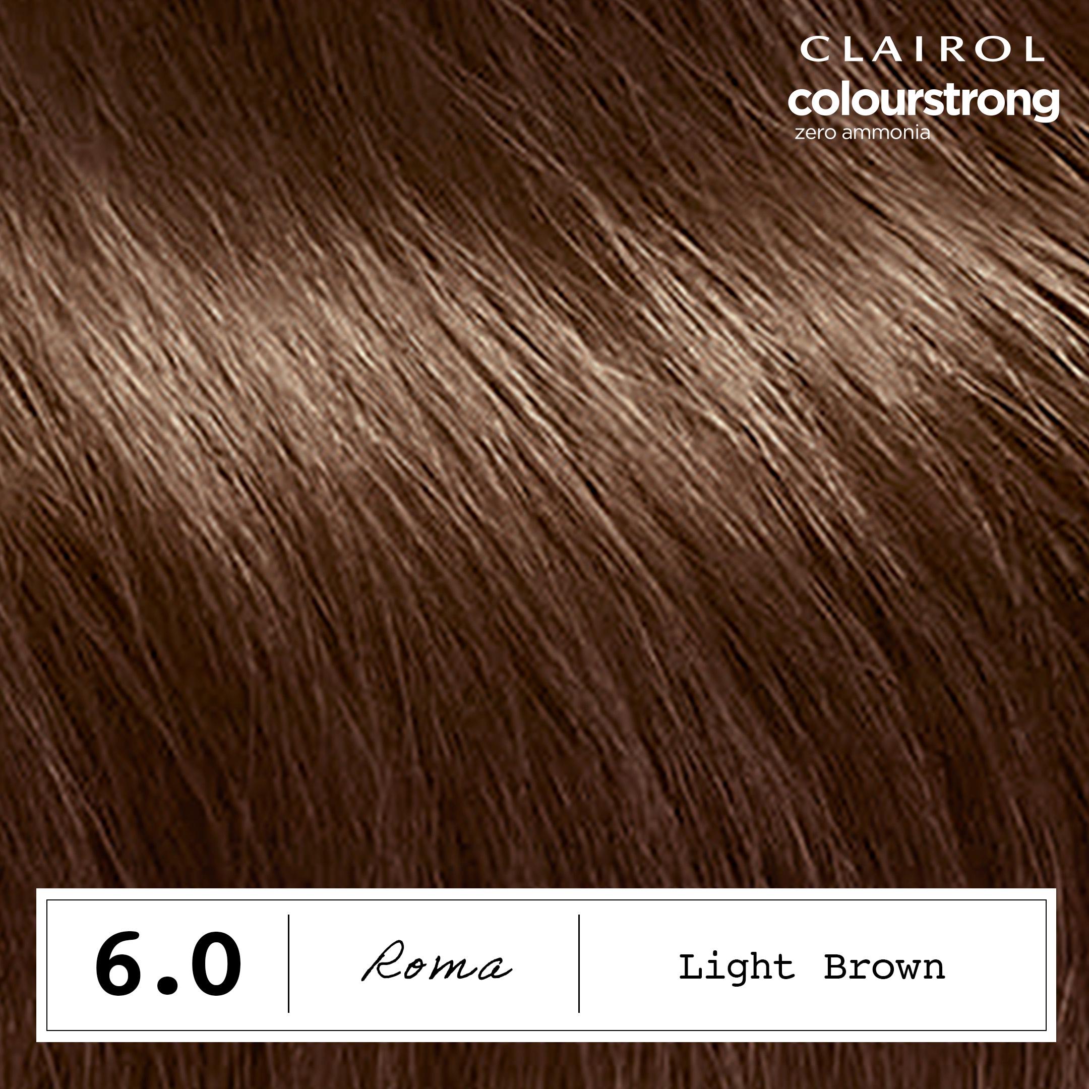 Clairol Colour Strong Light Brown 6.0 Permanent Hair Dye thumbnail 4