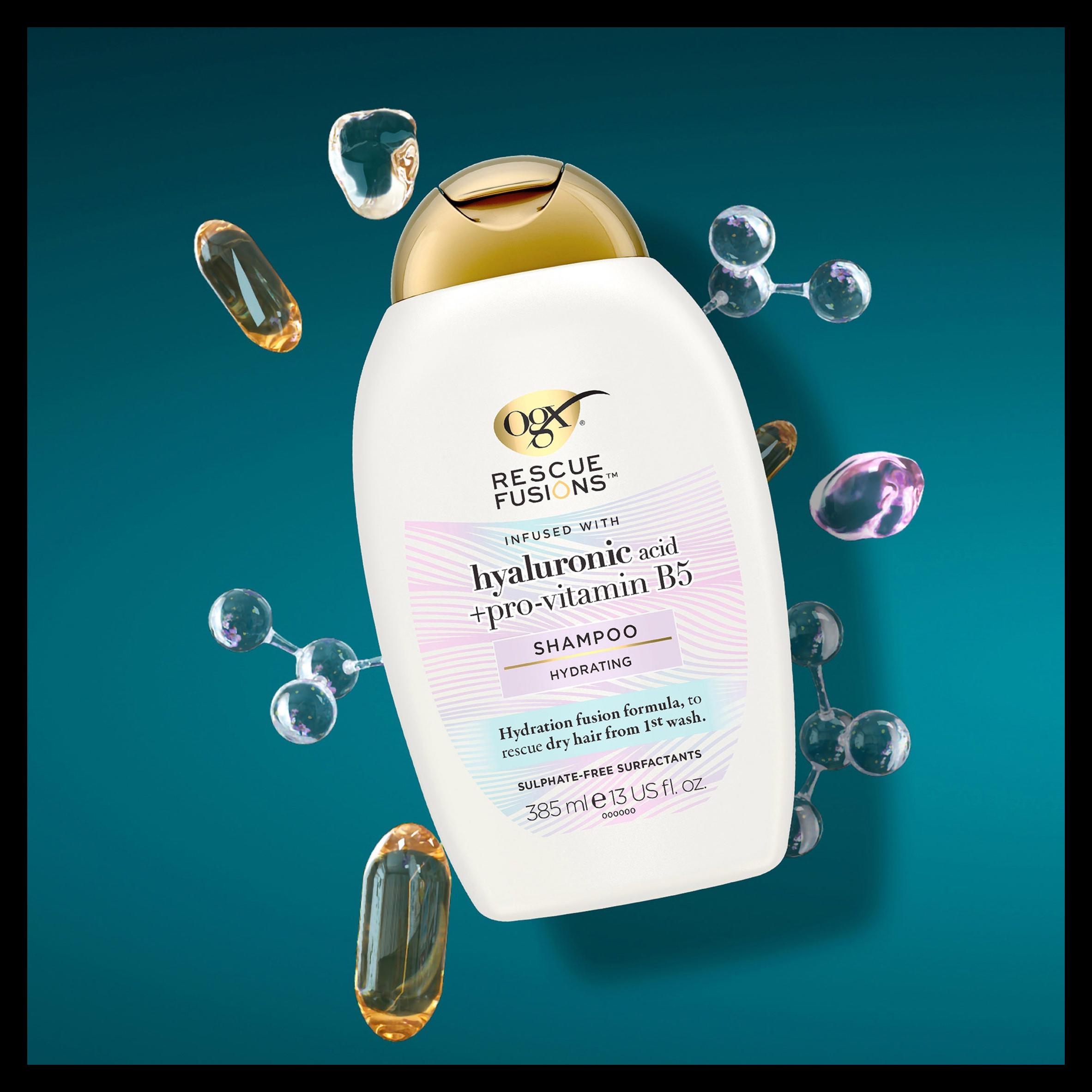 OGX Rescue Fusions Hyaluronic Acid + Pro Vitamin B5 Shampoo thumbnail 2