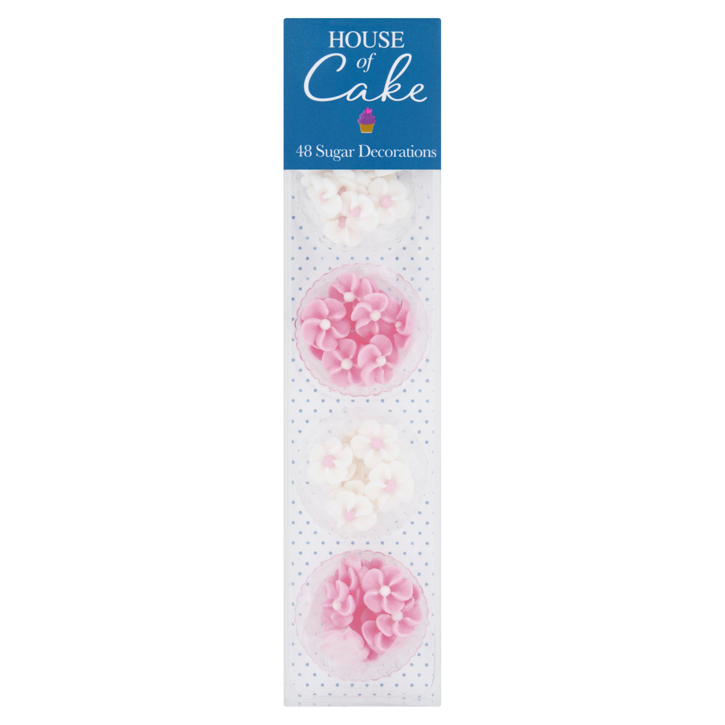 House of Cake Sugar Decorations x48