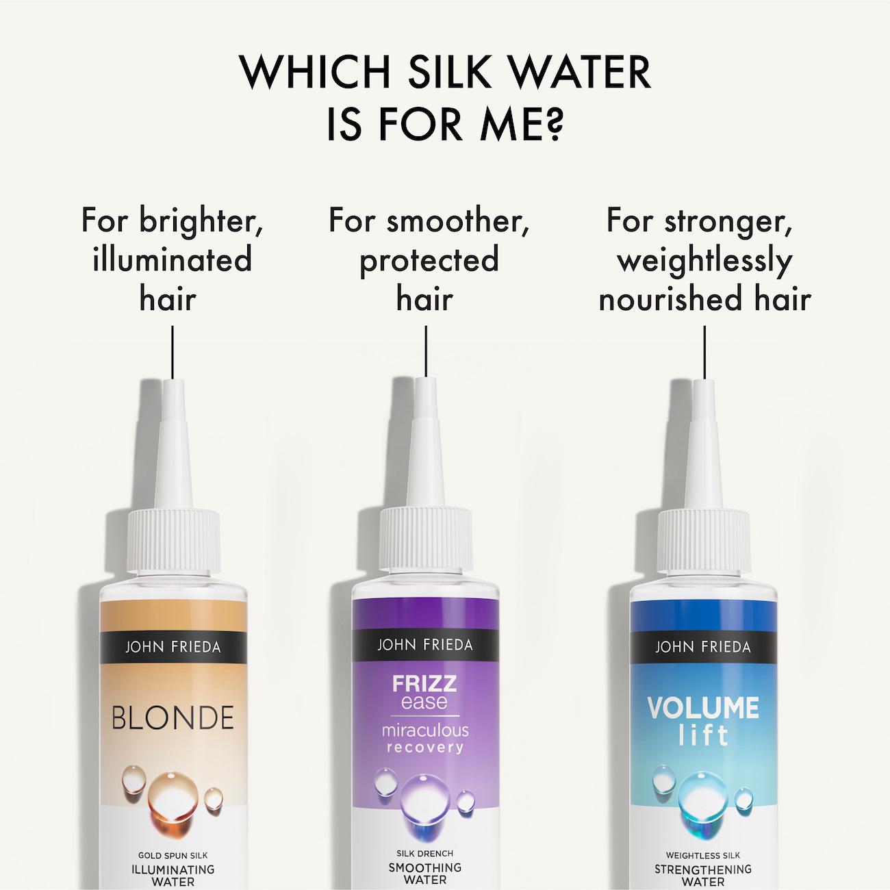 John Frieda Frizz Ease Miraculous Recovery Silk Drench Smoothing Water 200ml thumbnail 5