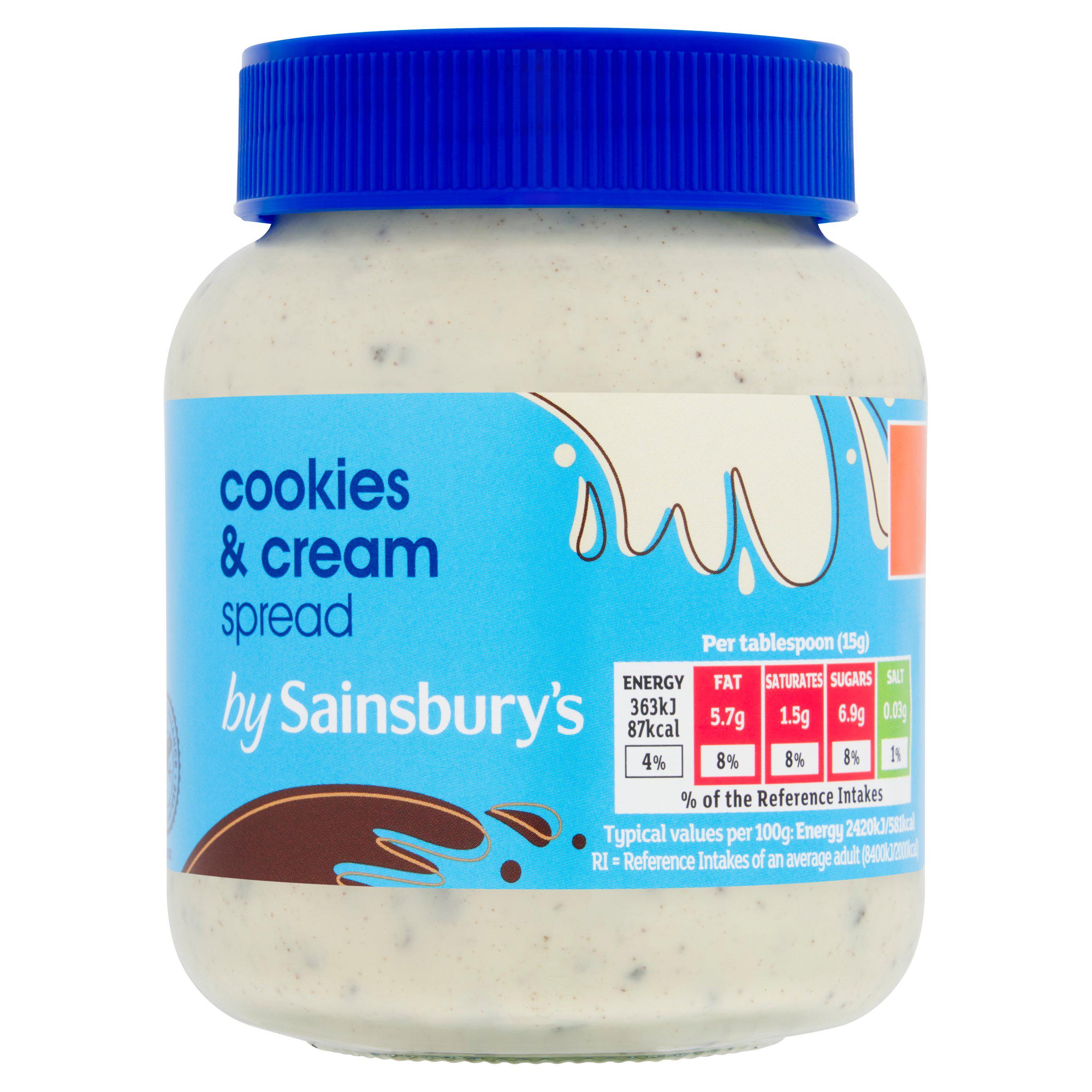 Sainsbury's Cookies & Cream Spread 350g