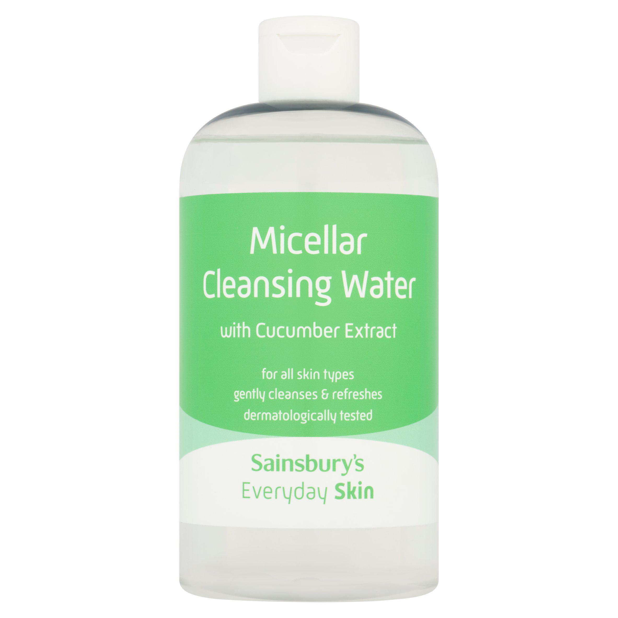 Sainsbury's Everyday Skin Micellar Cleansing Water with Cucumber Extract 500ml