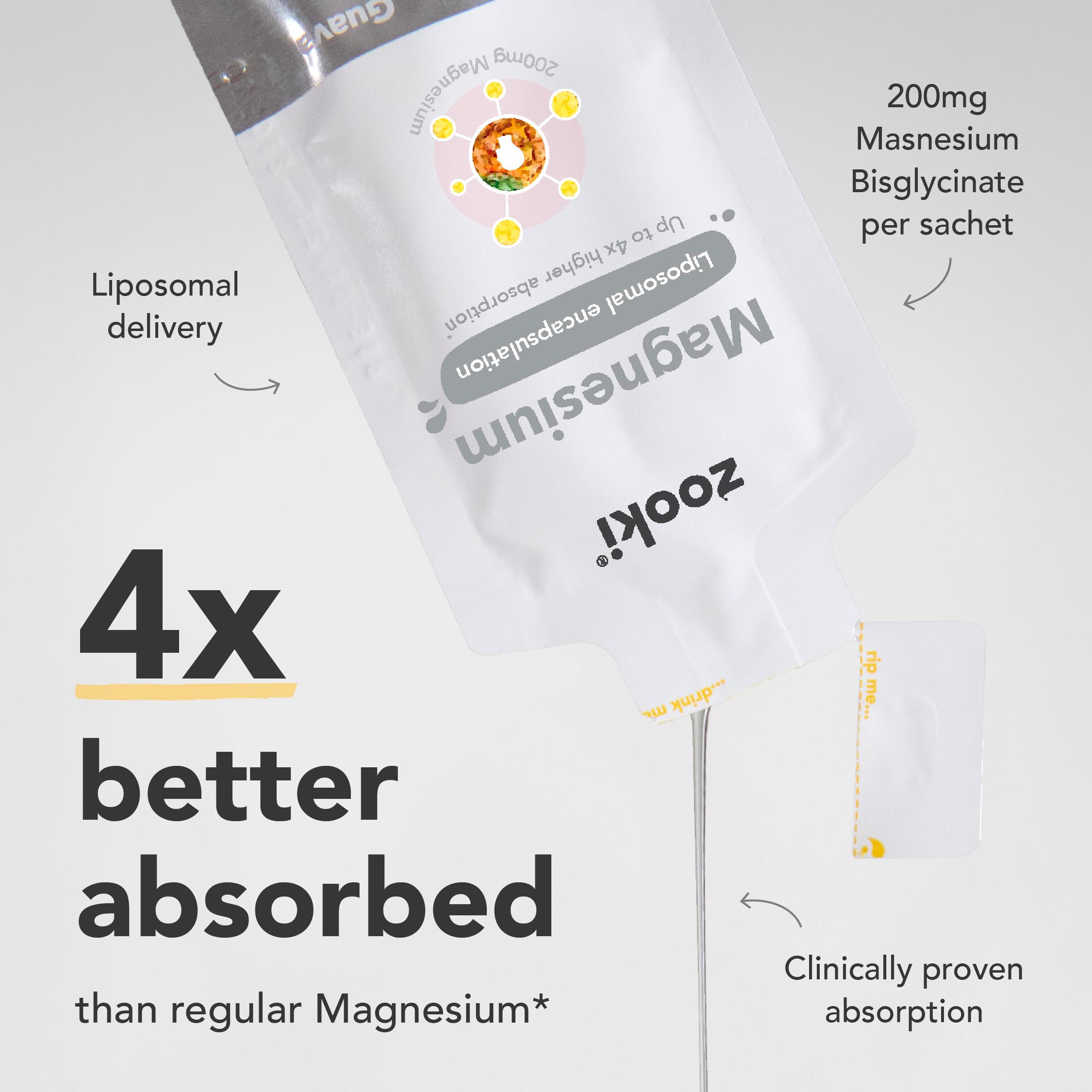 Zooki 17ml Magnesium Pineapple Flavour Liquid Food Supplement thumbnail 2