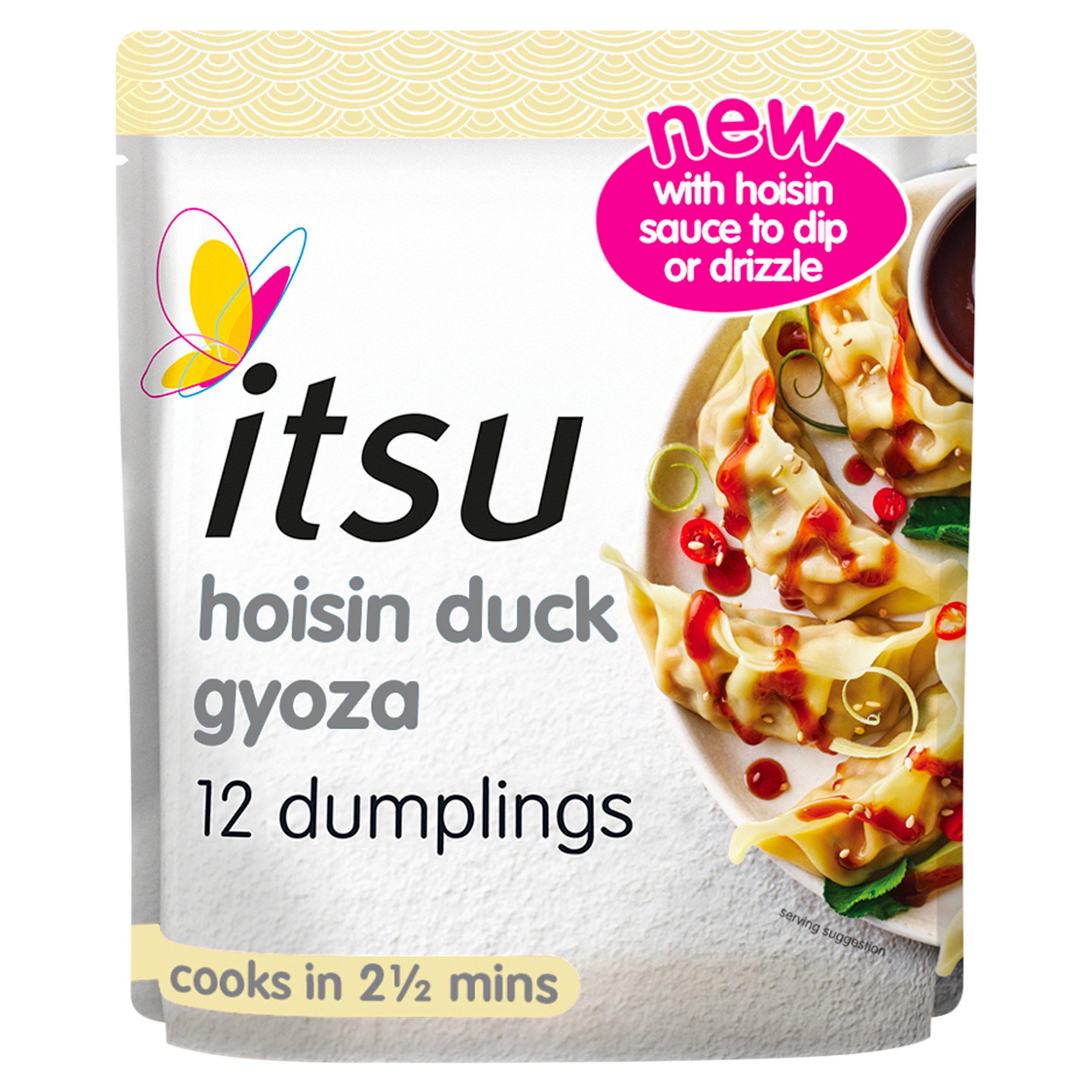 itsu hoisin duck gyoza