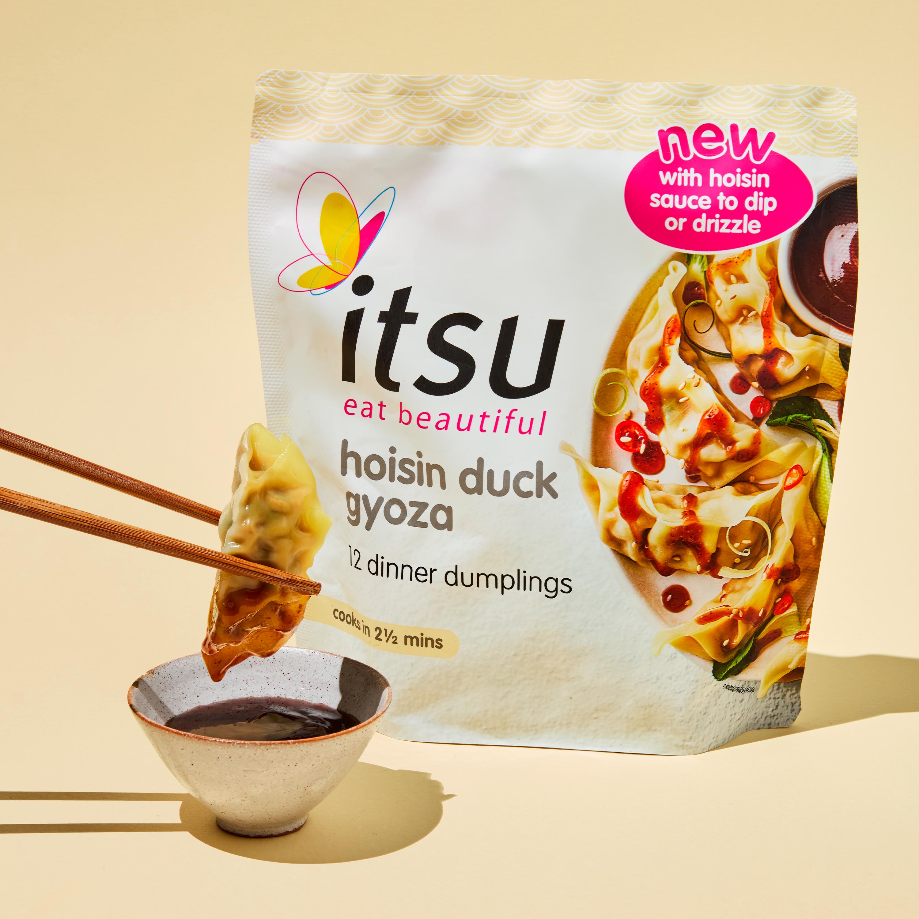 itsu Hoisin Duck Gyoza Dinner Dumplings x12 280g thumbnail 2