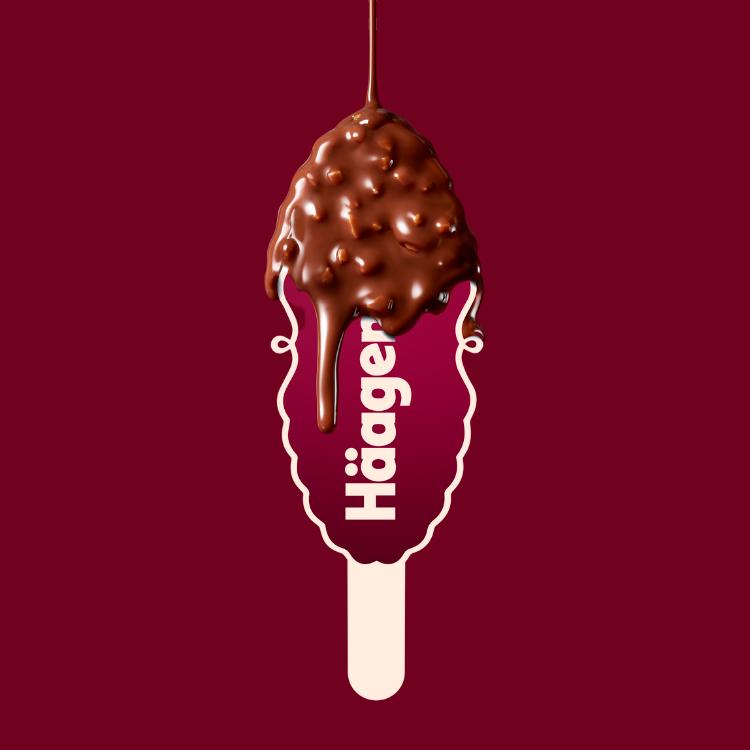 Haagen-Dazs Chunky Salted Caramel Ice Cream Sticks 3 x 80ml thumbnail 5
