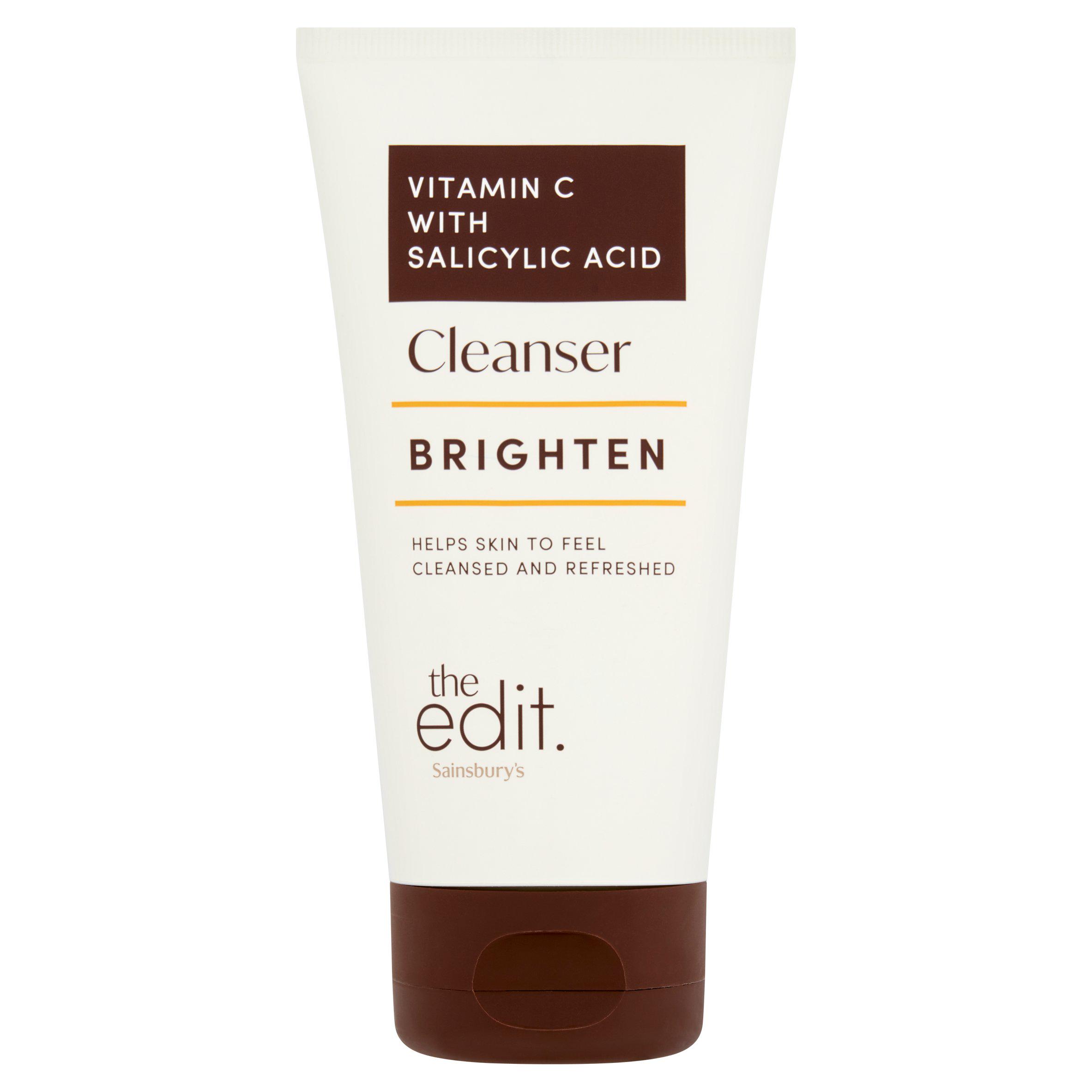 Sainsbury's the Edit Brighten Vitamin C with Salicylic Acid Cleanser 150ml